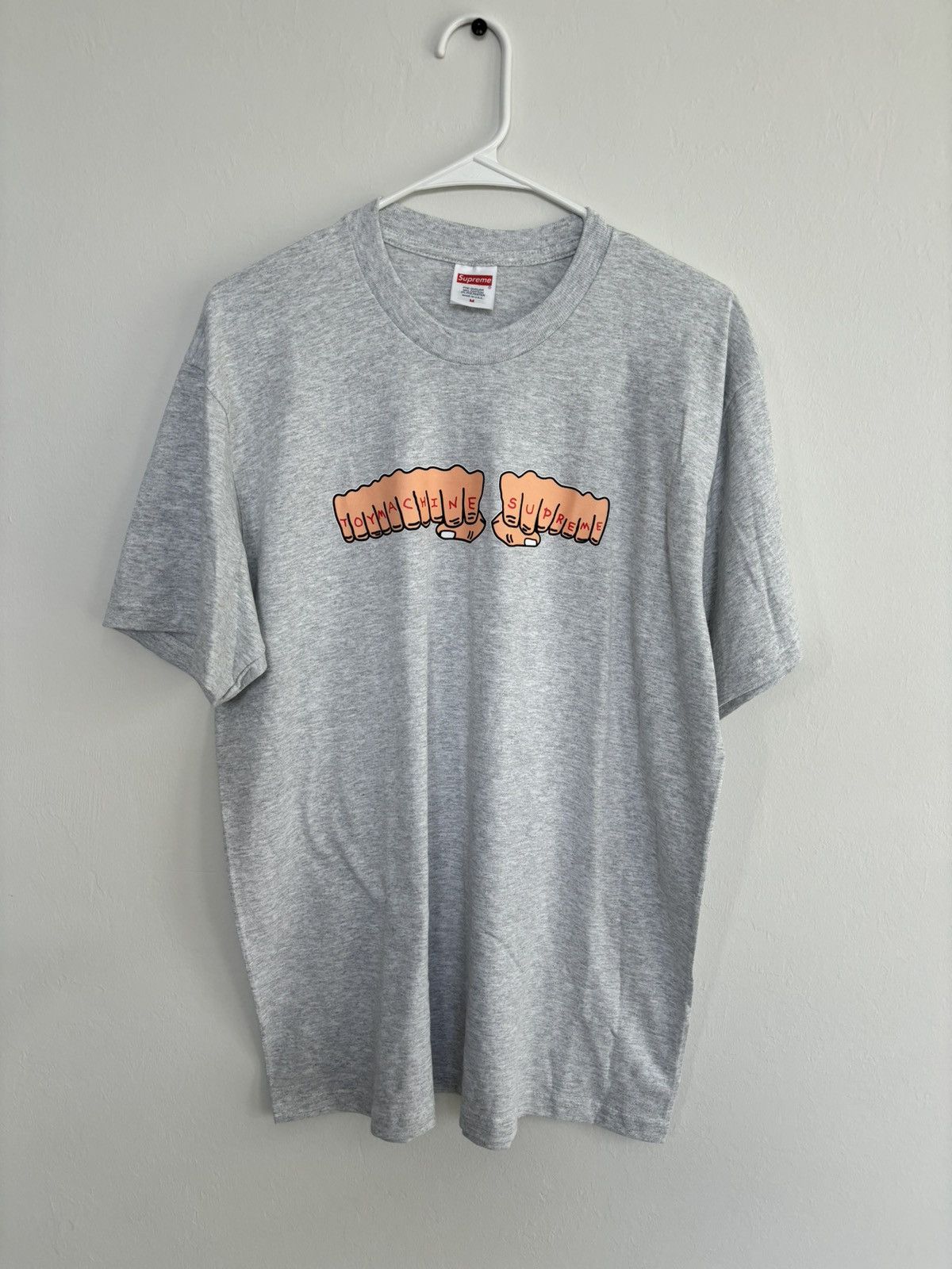 Supreme Supreme x toy machine knuckles tee Grailed
