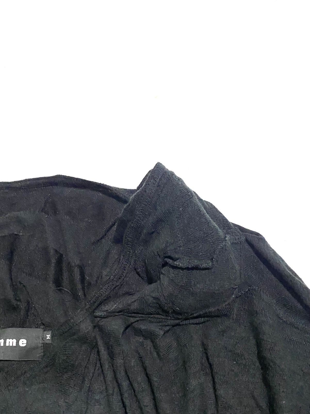 Yohji Yamamoto GOMME MAKI HIROSHIGE BY YOHJI YAMAMOTO ASYMMETRICAL SHIRT Size US M / EU 48-50 / 2 - 11 Thumbnail