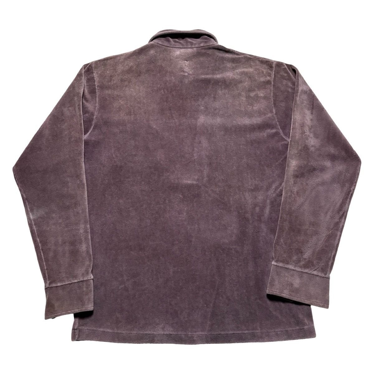 Other Vintage 60s 70s Lord & Taylor Faded Brown Velour Polo Shirt Size US M / EU 48-50 / 2 - 7 Thumbnail