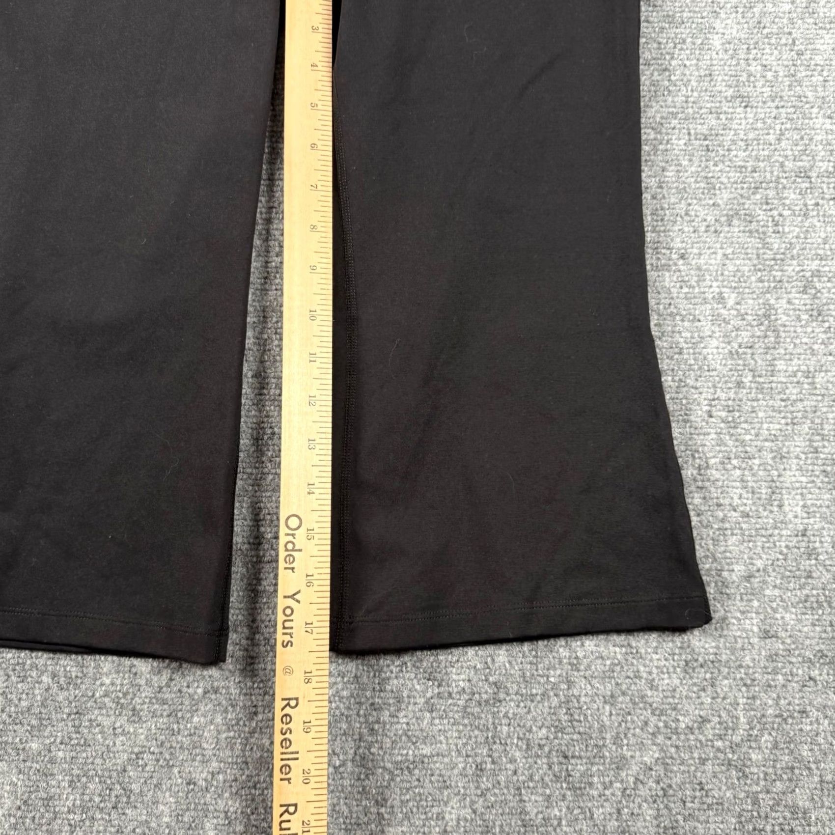 Vintage Yogipace Yoga Bootcut Pants High Waist Tummy Control Black M NWT Womens Yoga, Bootcut, Activewear, Yoga Pants, M, Black Size 32" / US 10 / IT 46 - 6 Thumbnail