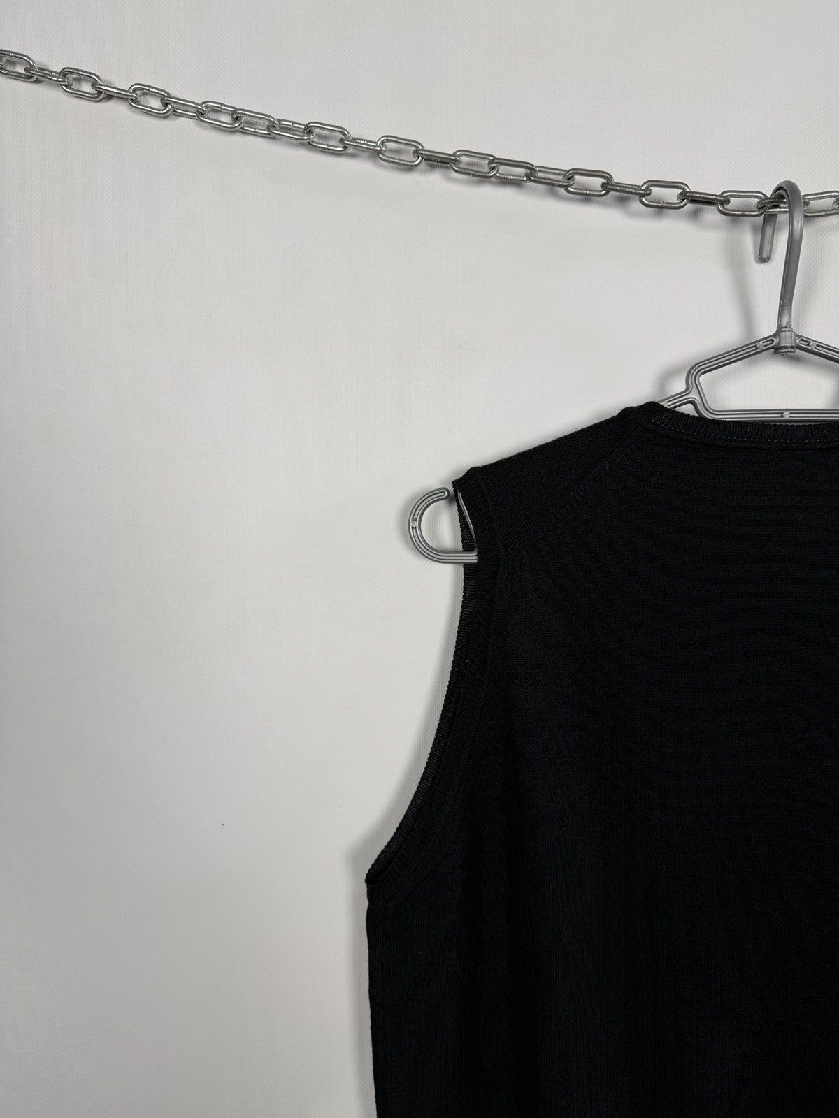 Lacoste Lacoste Wool Vest Sweater Black Crocodile Logo Vintage Sz 5 Size US L / EU 52-54 / 3 - 11 Thumbnail