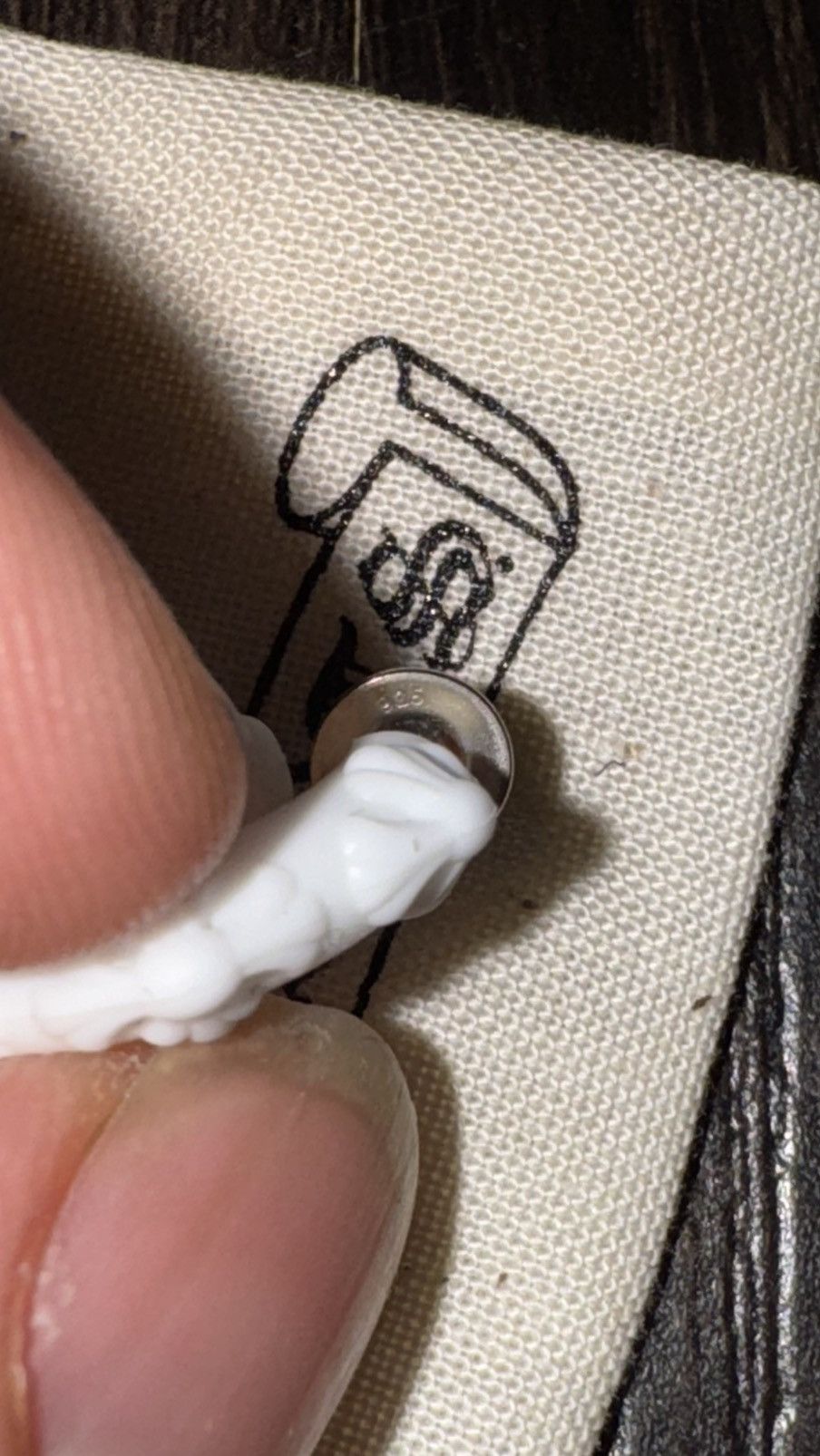 Chrome Hearts Chrome Hearts Silicon Earring White Size ONE SIZE - 9 Thumbnail