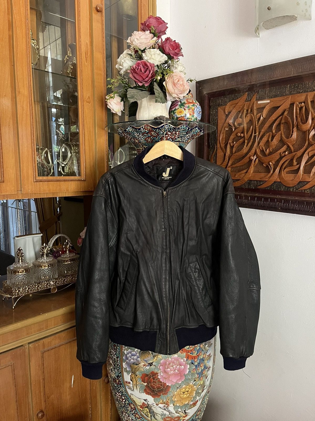 Mr. Junko Mr Junko by Junko Koshino Big J² Boomber Leather Jacket Size US L / EU 52-54 / 3 - 5 Thumbnail