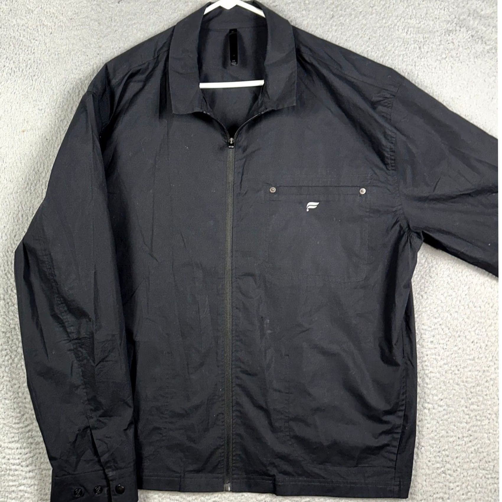Fabletics Fabletics Jetsetter Jacket Mens 2XL Black Full Zip Casual Long Sleeve Stretch Jacket Size US XXL / EU 58 / 5 - 2 Thumbnail
