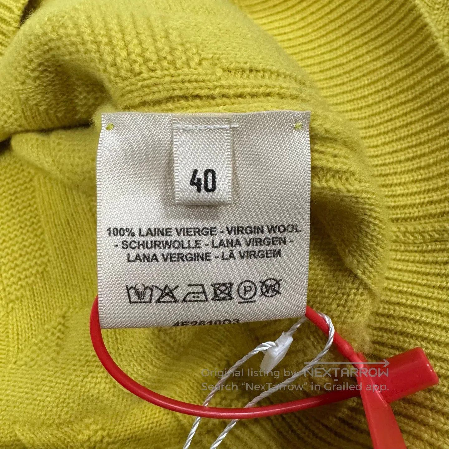 Hermes Hermes Large H-pattern jacquard round-neck knit sweater| Size L / US 10 / IT 46 - 7 Thumbnail