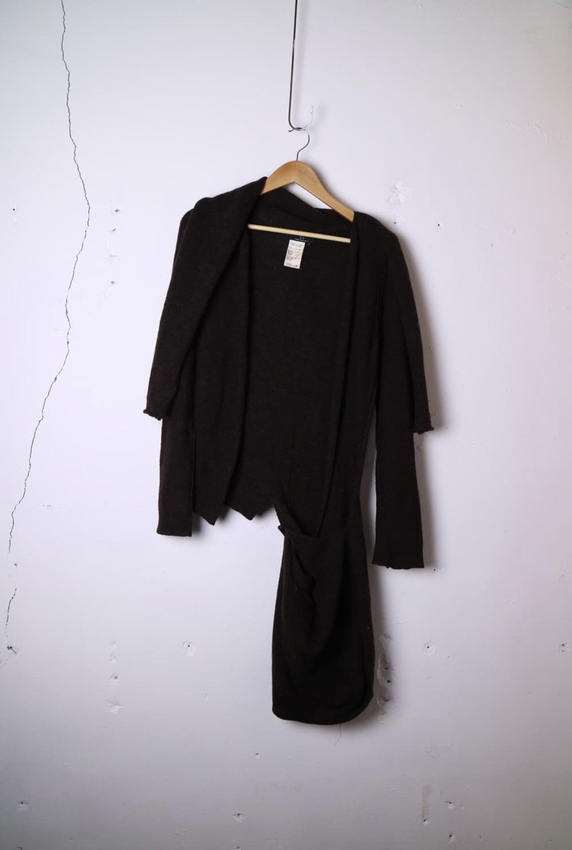 Yohji Yamamoto Yohji Yamamoto shoulder bag, asymmetric pocket cardigan Size M / US 6-8 / IT 42-44 - 2 Thumbnail