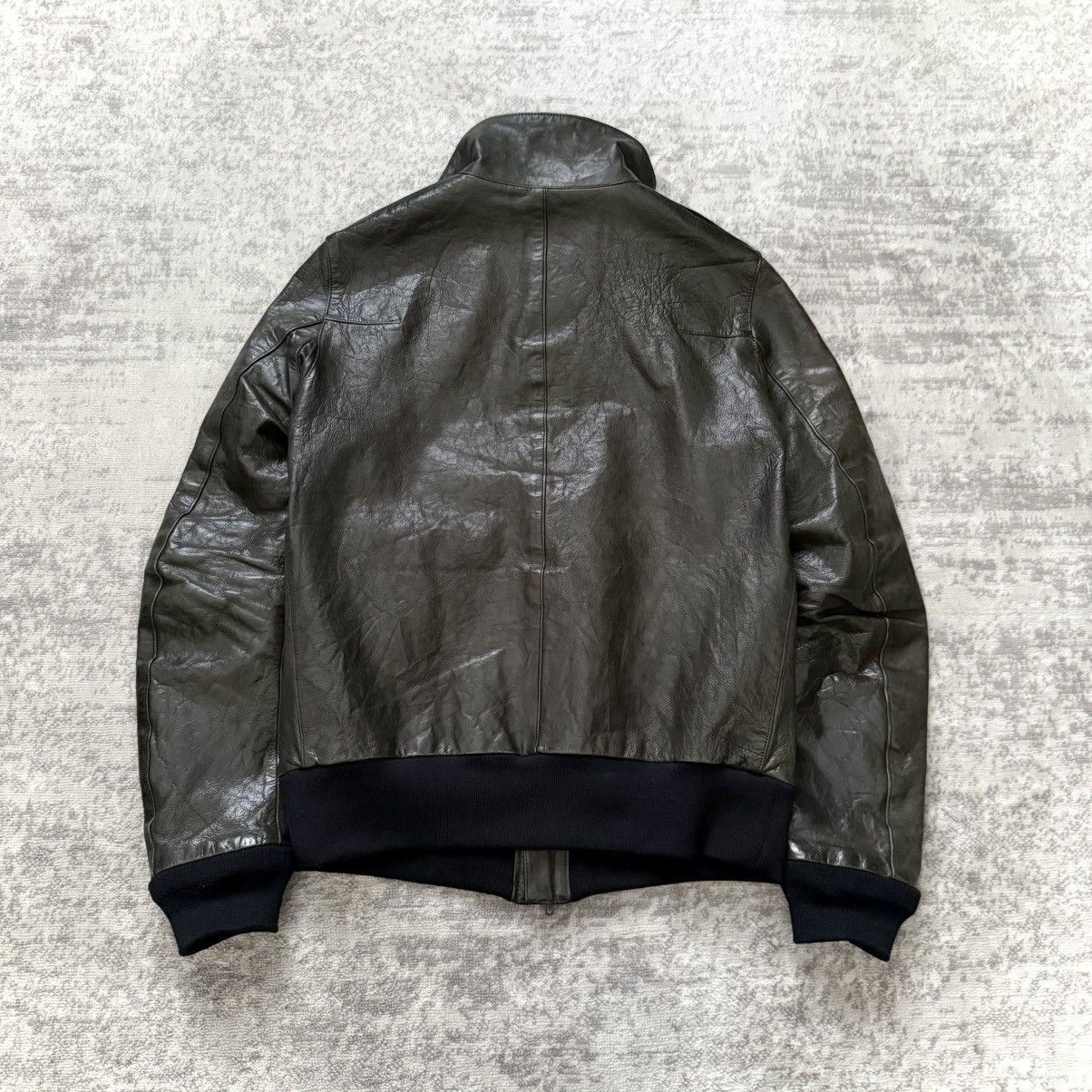 Kazuyuki Kumagai Attachment Early 2000's Attachment German Calf Leather A2 Flight Jacket Size US M / EU 48-50 / 2 - 8 Thumbnail