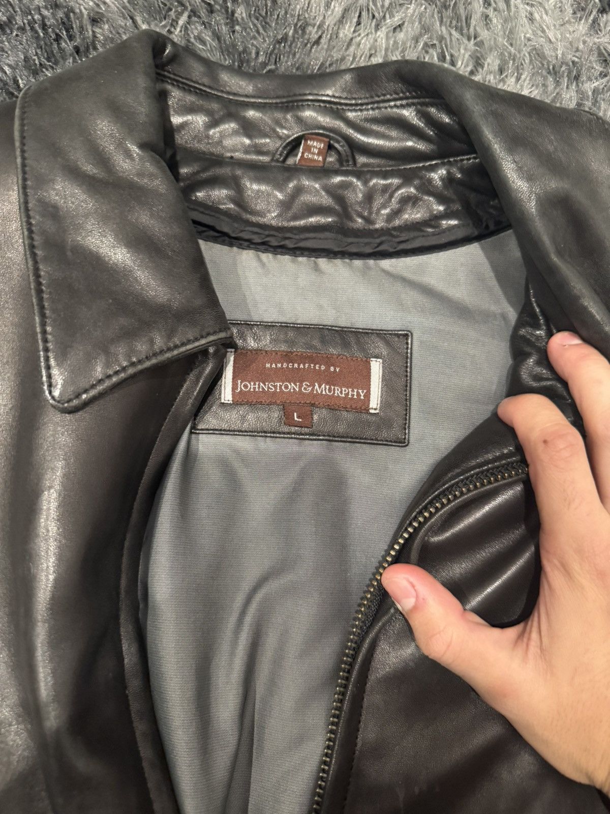 Vintage Leather Jacket Size US L / EU 52-54 / 3 - 4 Thumbnail