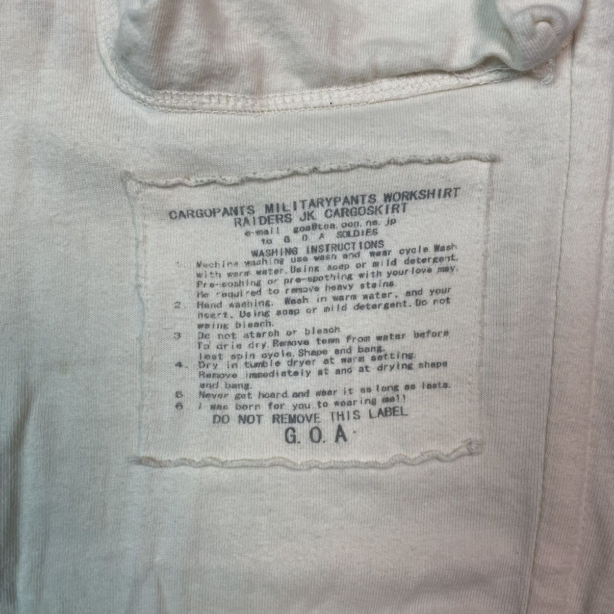 GOA G.O.A Flare Distressed Archive Military SweatPants Size 26" / US 2 / IT 38 - 3 Thumbnail