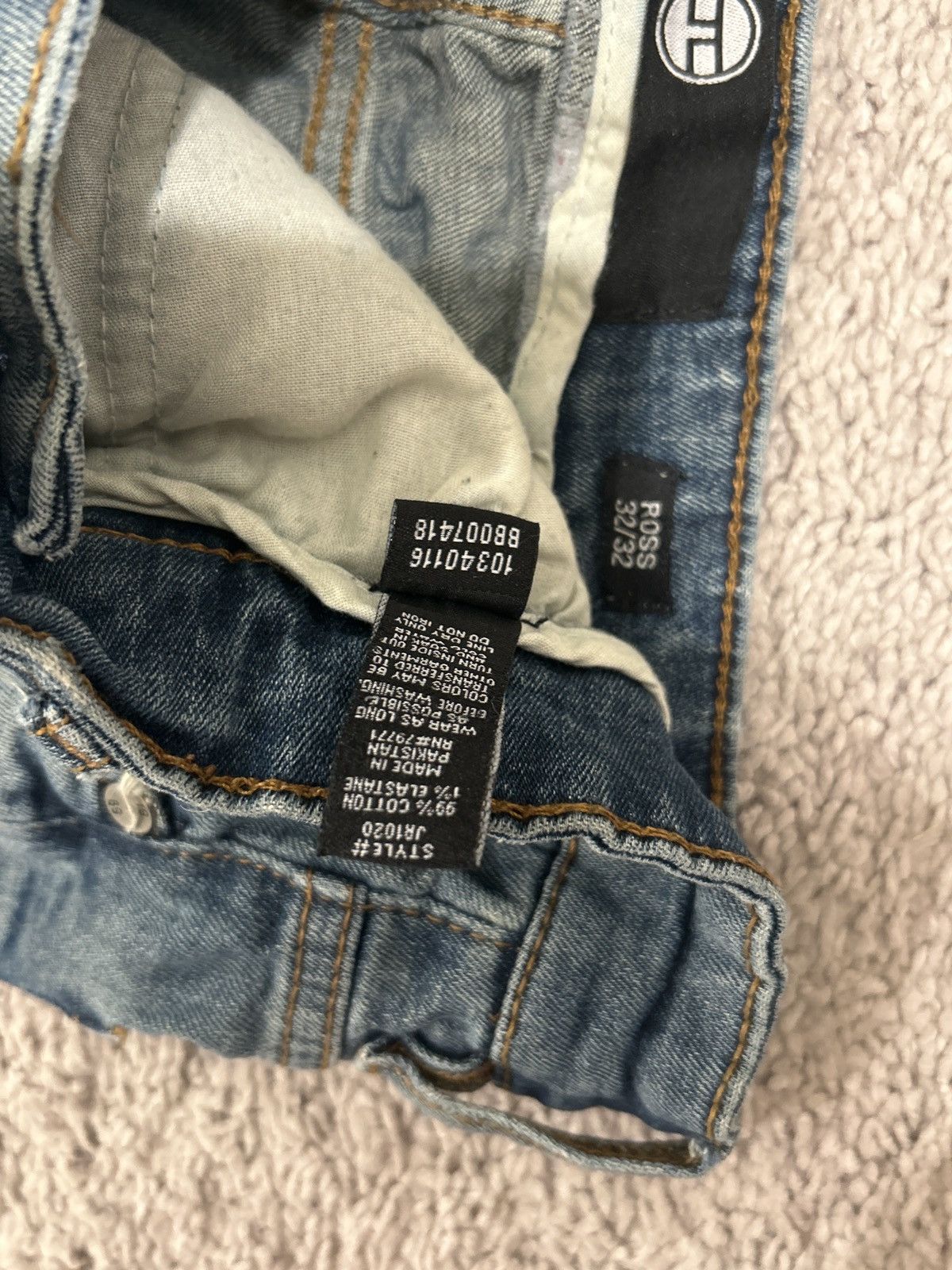 Jordan Craig JORDAN CRAIG Distressed repaired furr jeans 32/32 Size US 32 / EU 48 - 8 Thumbnail