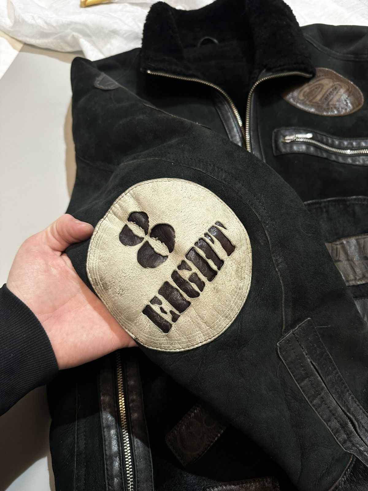 Other RARE 70s’ Archive Crea Keren france aviator jacket sheepskin Size US S / EU 44-46 / 1 - 10 Thumbnail
