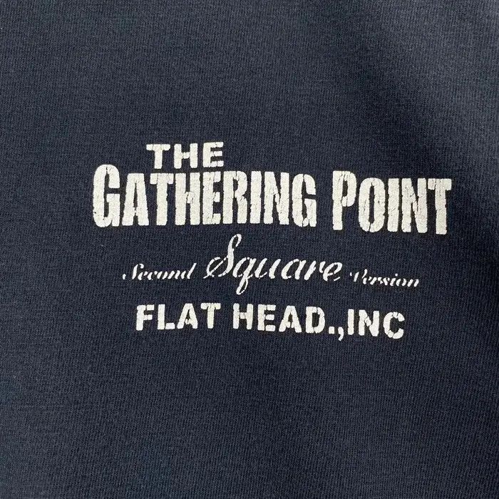 The Flat Head Vtg 90’ THE FLAT HEAD The Gathering Point Tee Shirt Size US S / EU 44-46 / 1 - 5 Thumbnail