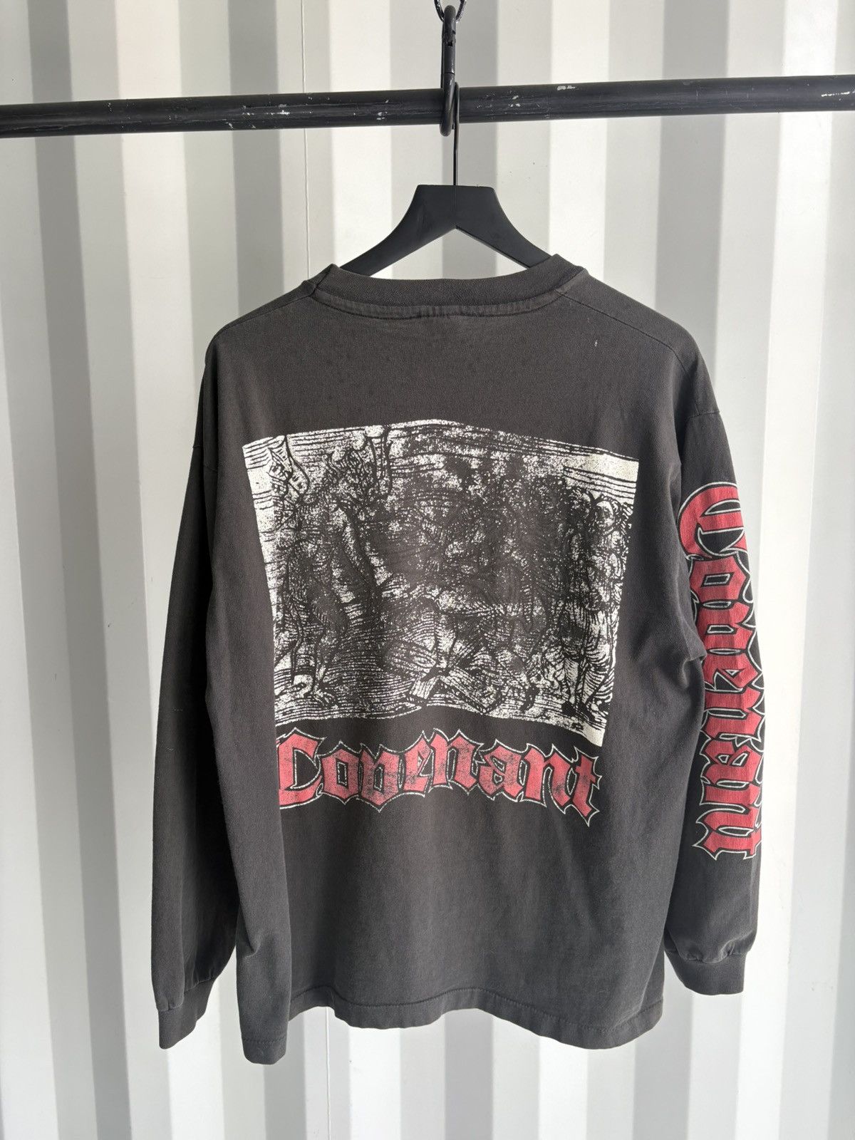 Vintage Vintage Morbid Angel Shirt Thrashed Faded Distressed GRUNGE Size US XL / EU 56 / 4 - 3 Thumbnail