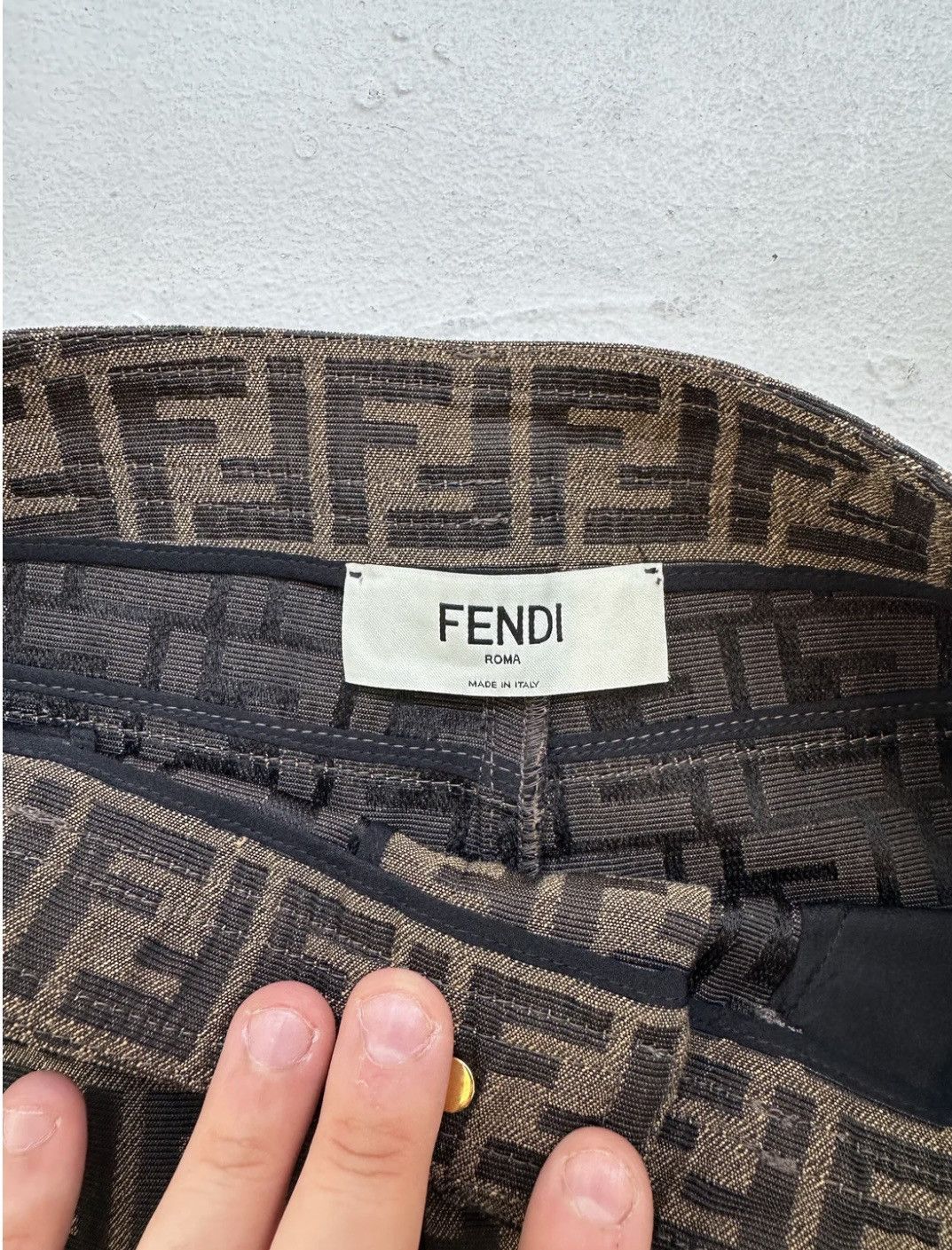 Fendi Fendi Zucca Trousers Size 40FR Size 28" / US 6 / IT 42 - 3 Thumbnail