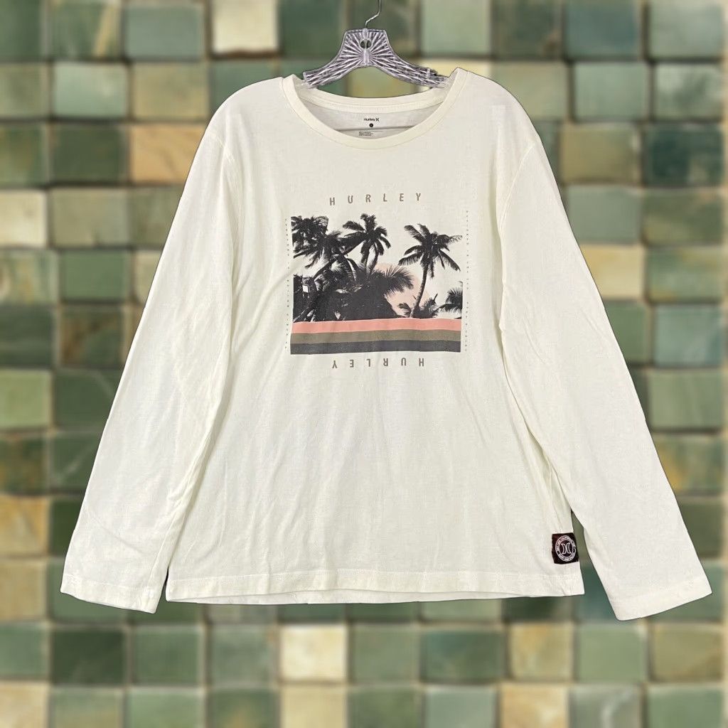 Hurley Hurley Buckle Shirt Mens L White Long Sleeve Tee Size US L / EU 52-54 / 3 - 1 Thumbnail