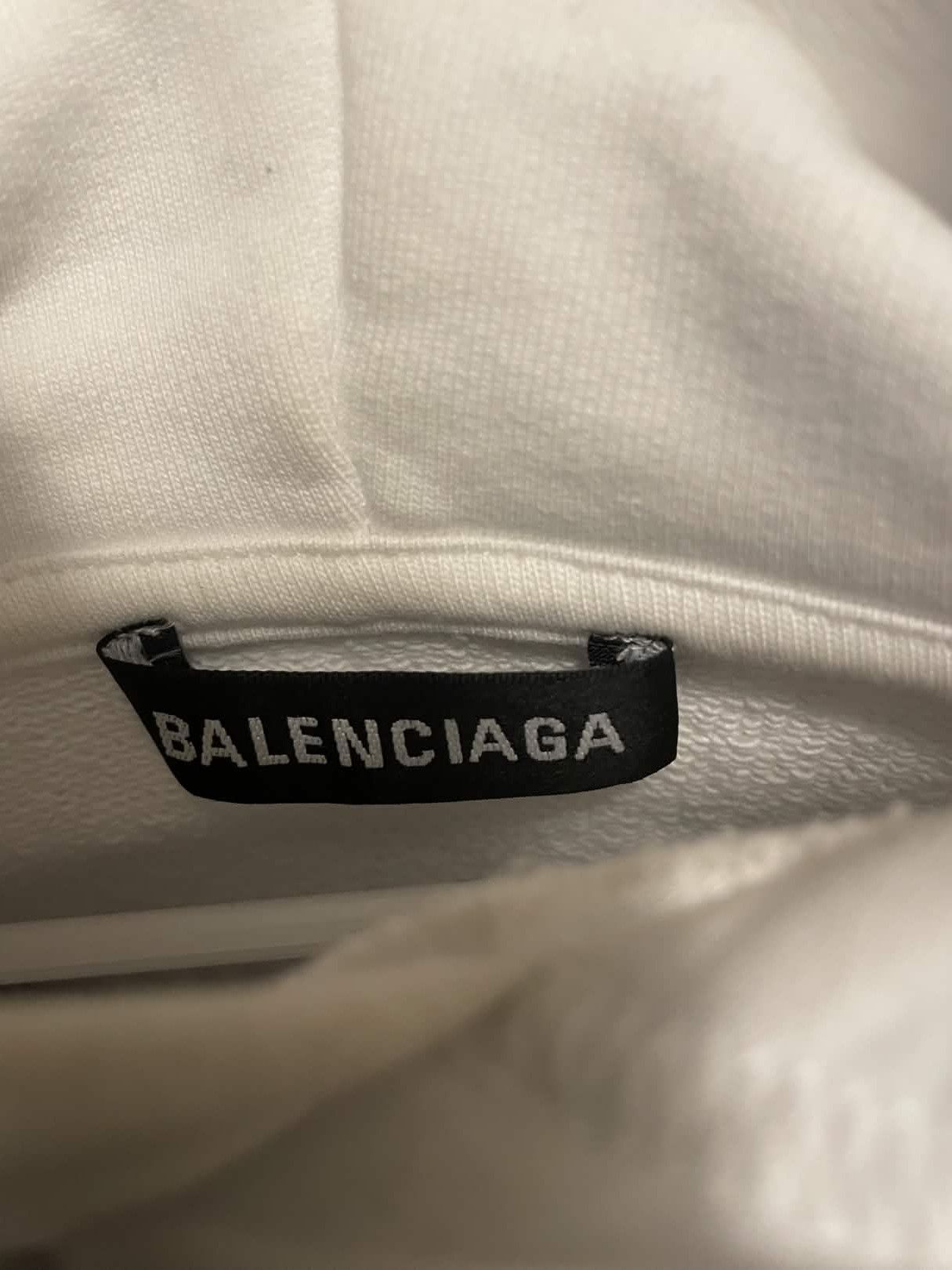 Balenciaga Balenciaga White Hoodie Size US XS / EU 42 / 0 - 4 Thumbnail