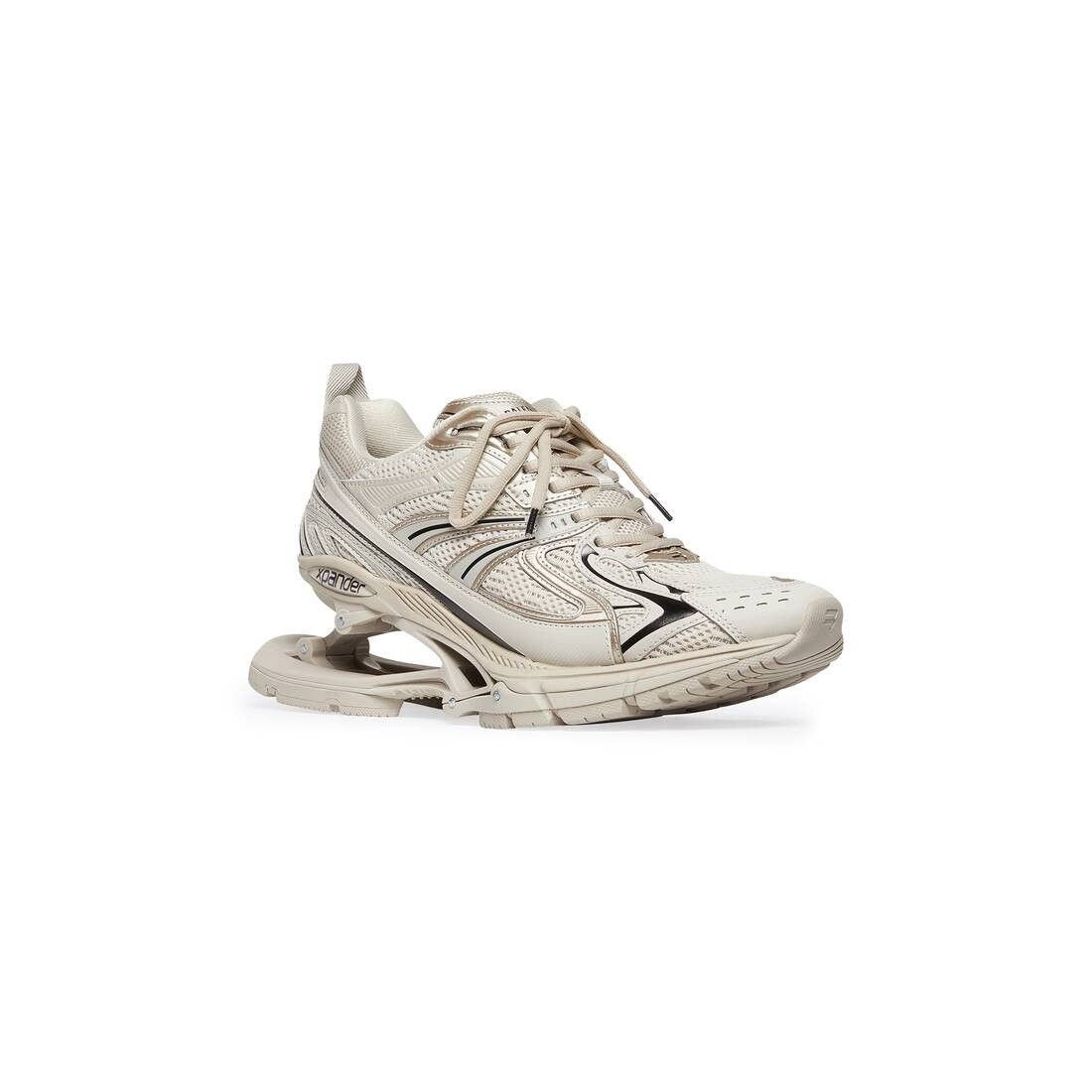 Balenciaga o1in1g0125 X-Pander Sneakers in Beige/Black Size US 7 / EU 40 - 2 Thumbnail