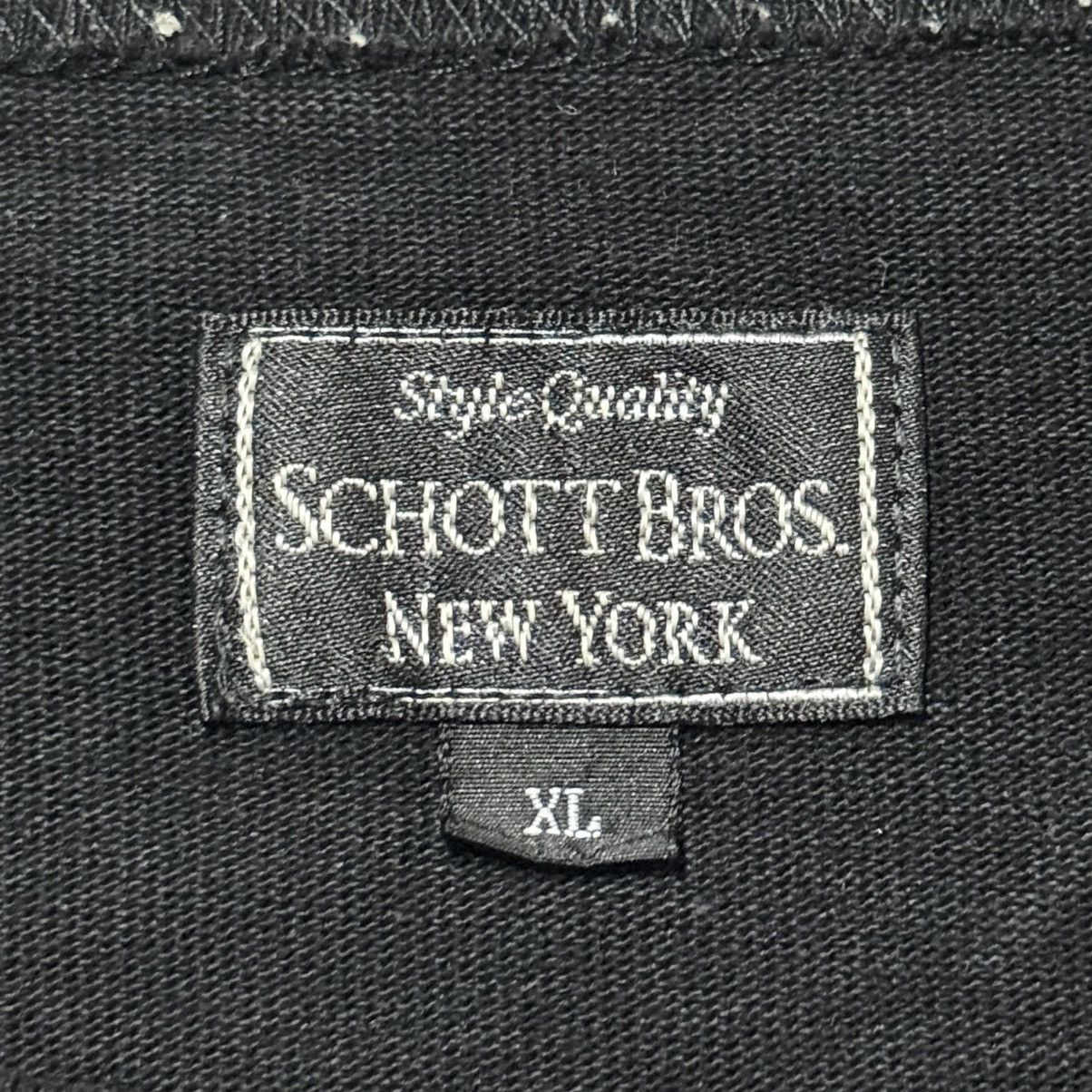 Schott Schott Bros New York Leather Pocket Tee Shirt Size US XL / EU 56 / 4 - 7 Thumbnail