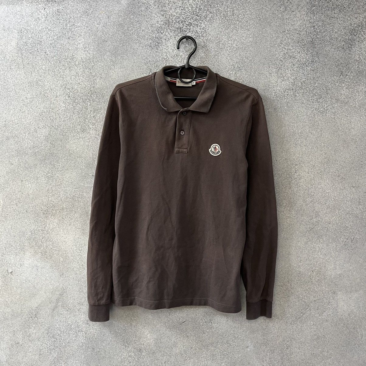 Moncler Moncler Polo Long Sleeve Size US S / EU 44-46 / 1 - 1 Thumbnail