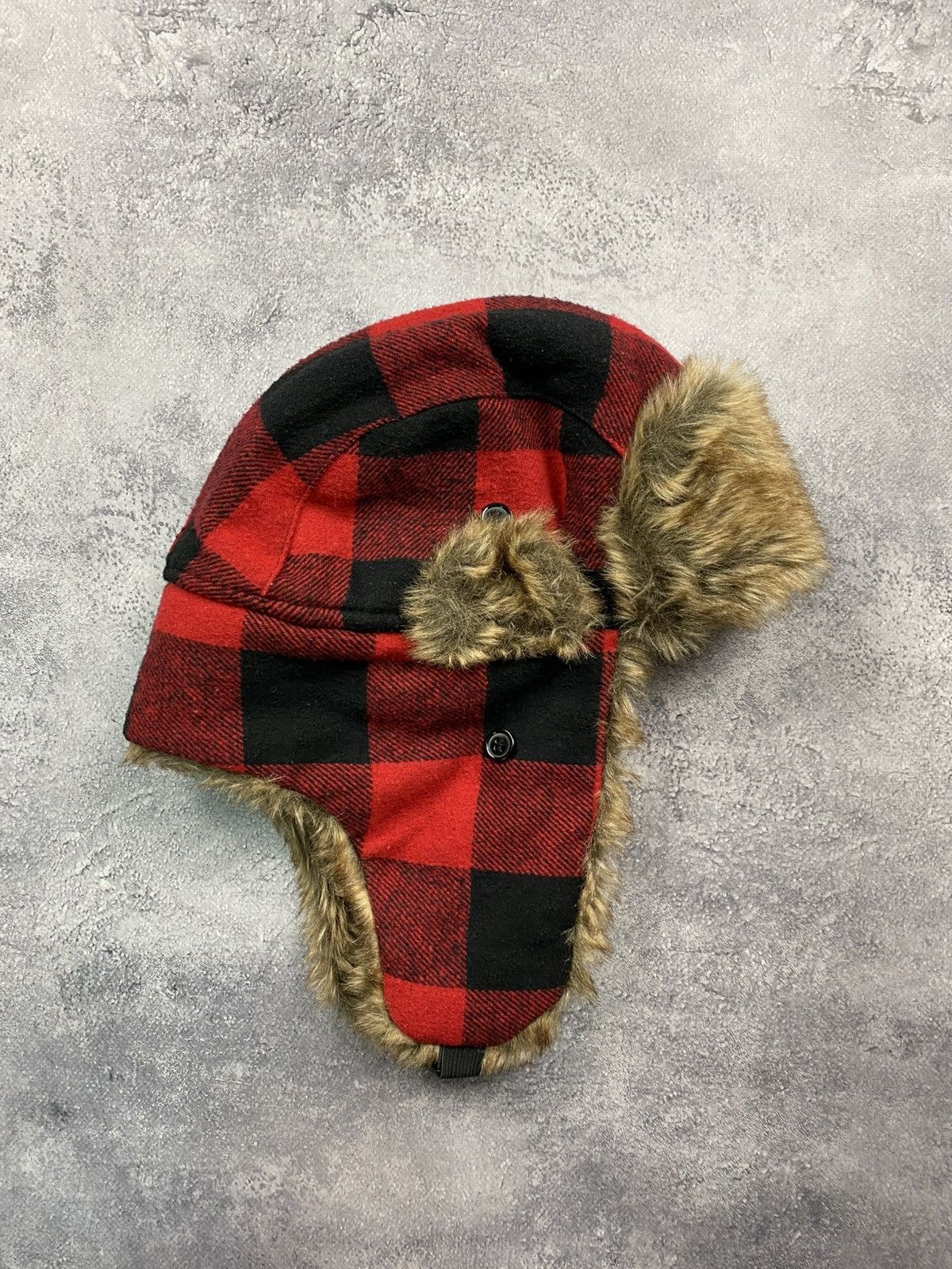 Japanese Brand Vintage crazy Y2K fuzzy fur ushanka hat punk Japanese Size ONE SIZE - 5 Thumbnail