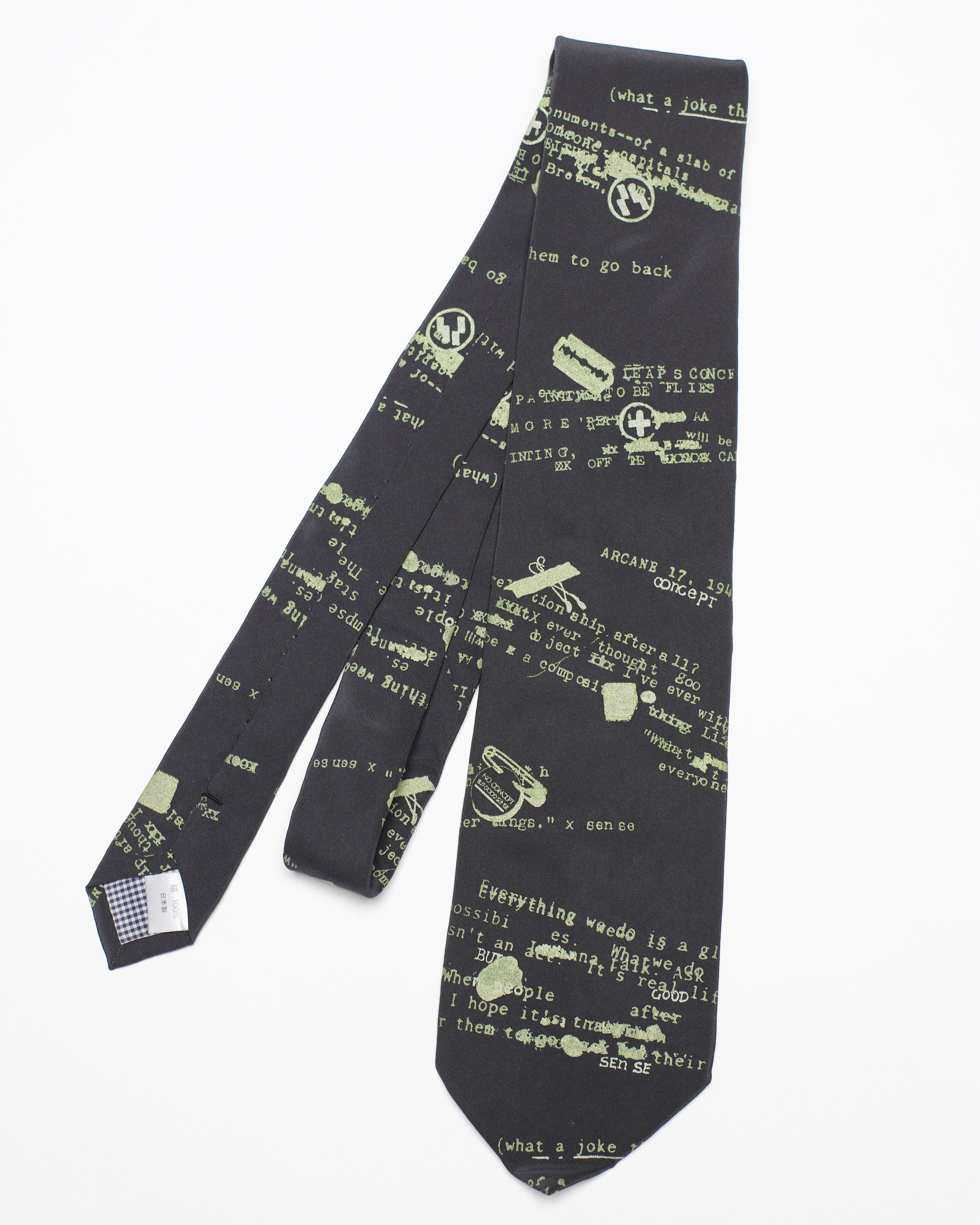 Other No Concept But Good Sense Cyber Graphic Neck Tie Size ONE SIZE - 1 Thumbnail
