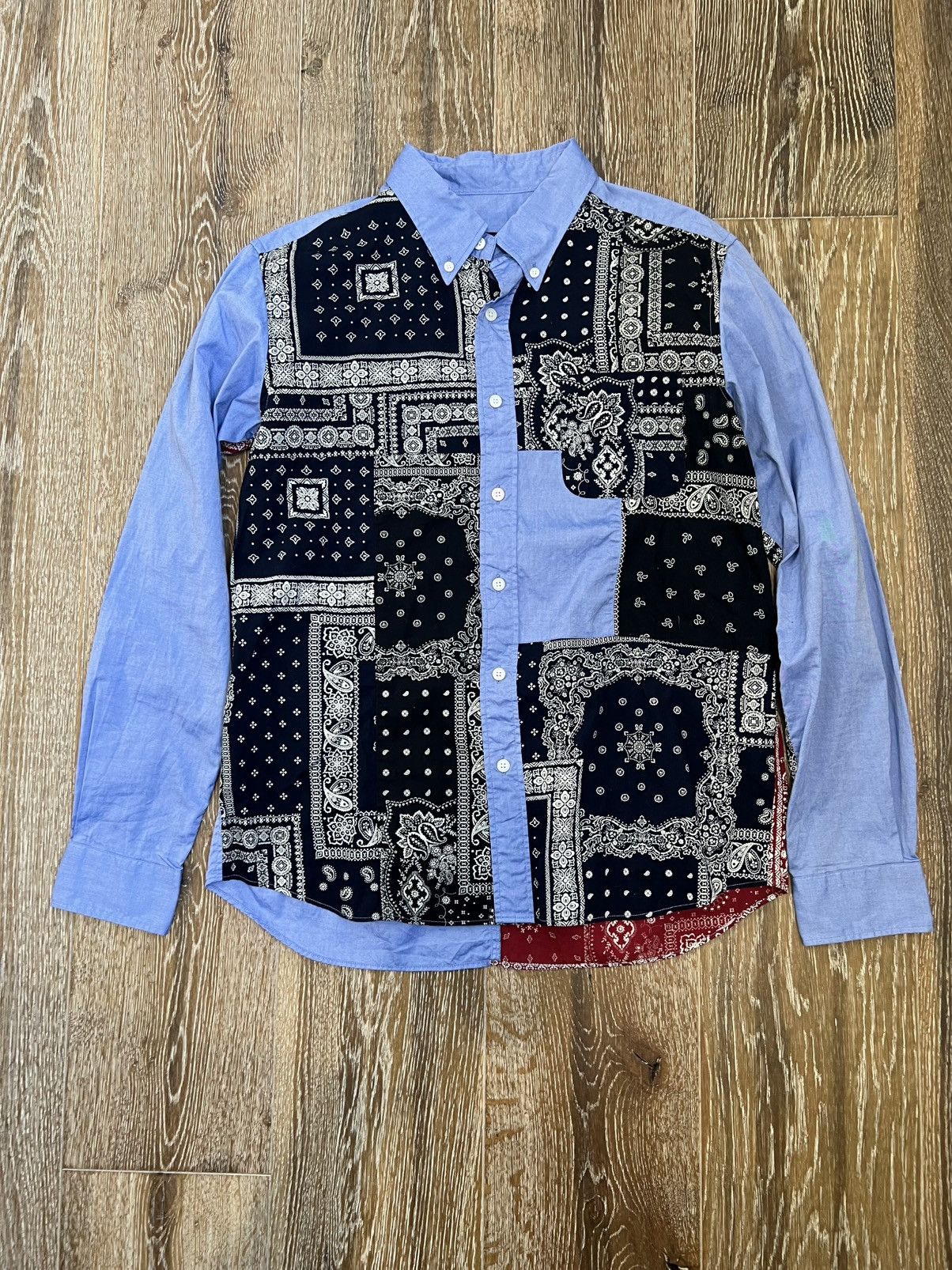 Sophnet. Sophnet Patch Work B.D Shirt Size US L / EU 52-54 / 3 - 1 Thumbnail