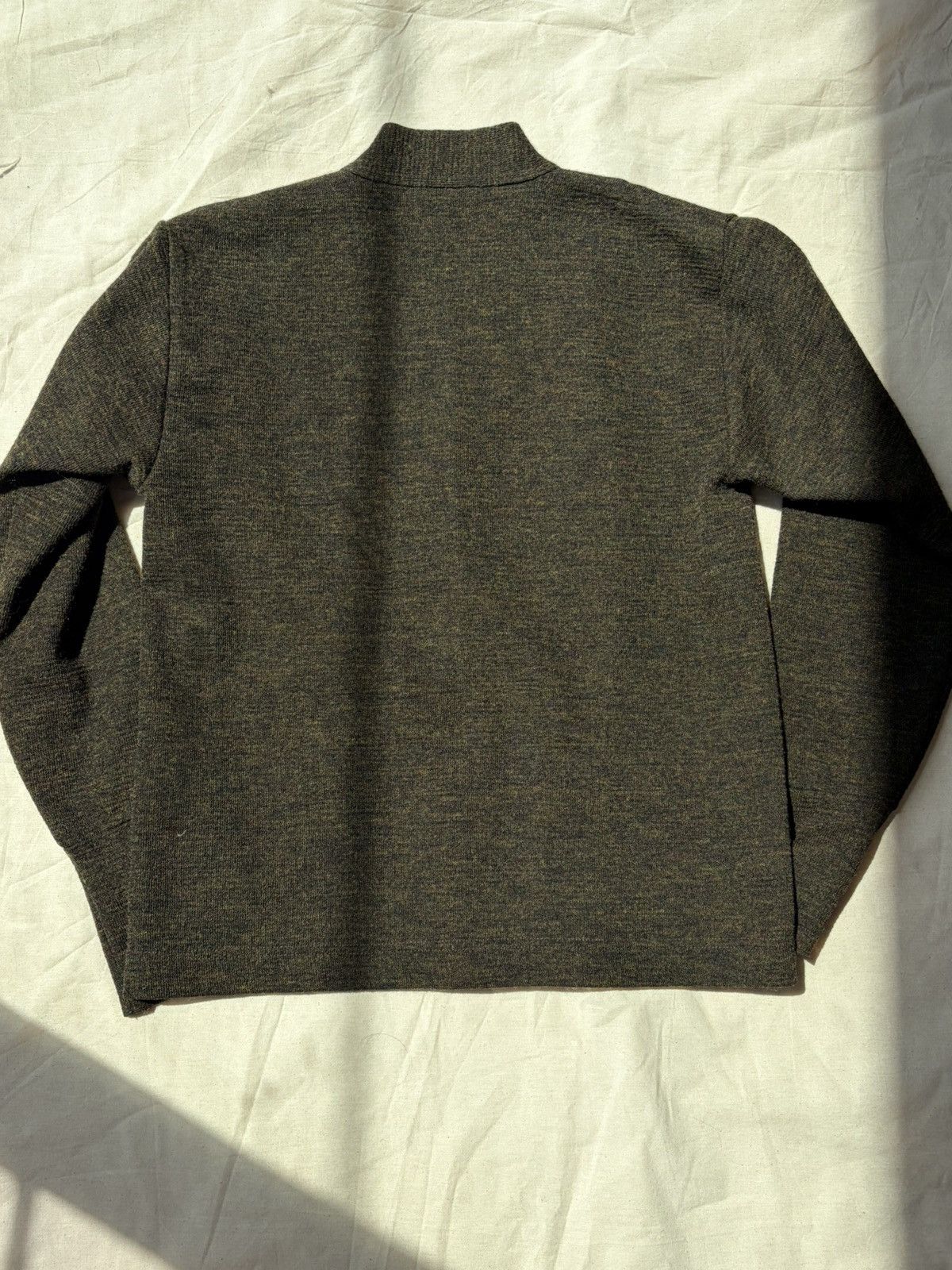 At Last & Co At last co Timeworn Olive Button Wool Work Cardigan Size US M / EU 48-50 / 2 - 5 Thumbnail
