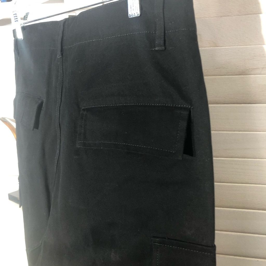 Hot Topic NWT Hot Topic black pants goth cargo flare cotton Sz 30 X 32 Size US 30 / EU 46 - 9 Thumbnail