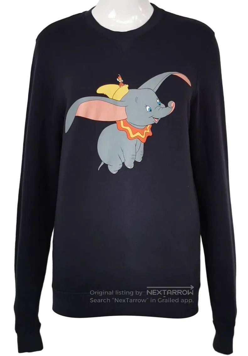 Loewe Loewe Long-sleeve hooded sweatshirt, women's blue Dumbo Size XS / US 0-2 / IT 36-38 - 1 Thumbnail