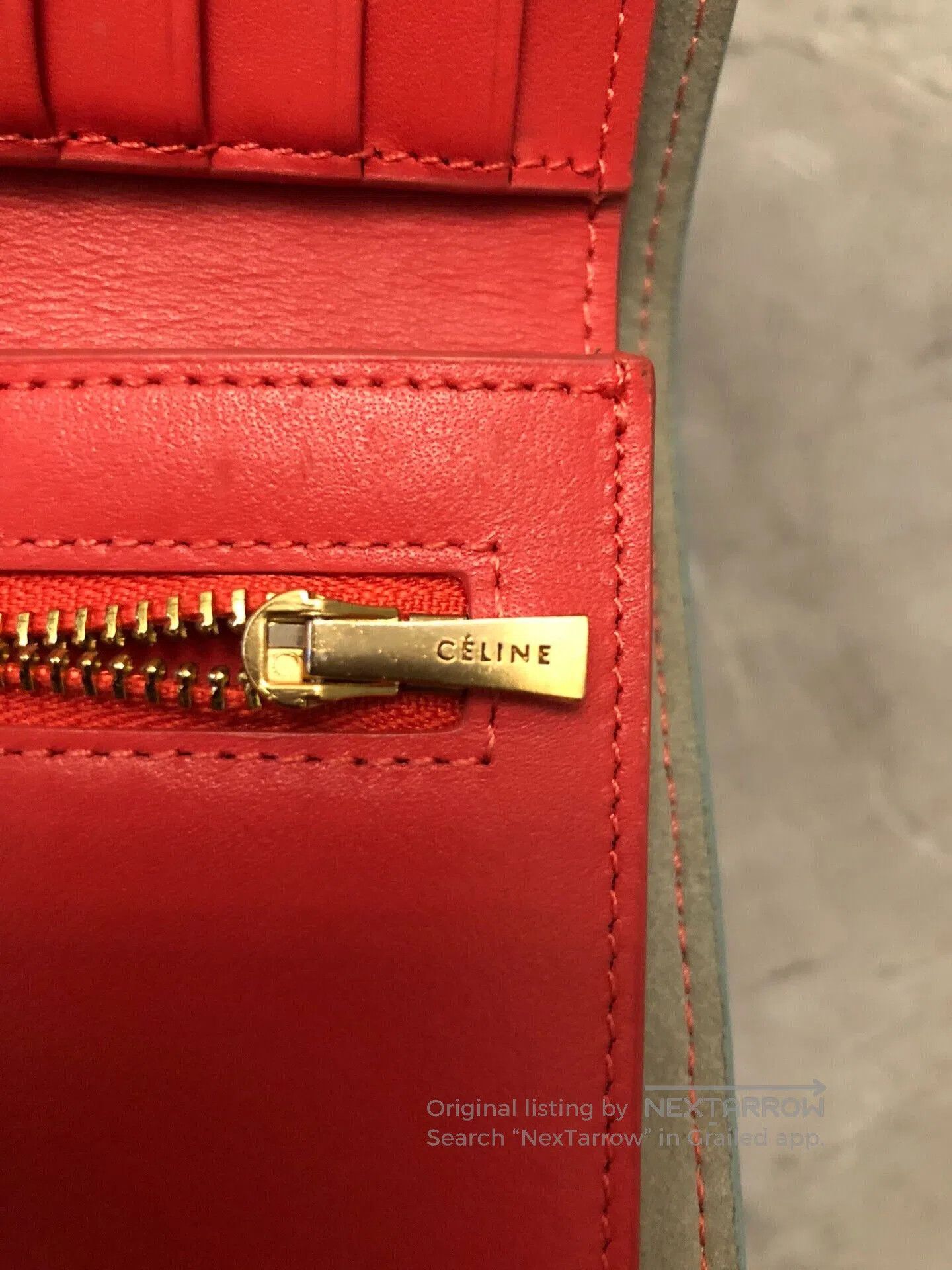 Celine Celine Large Unisex Foldable Wallet. Size ONE SIZE - 7 Thumbnail