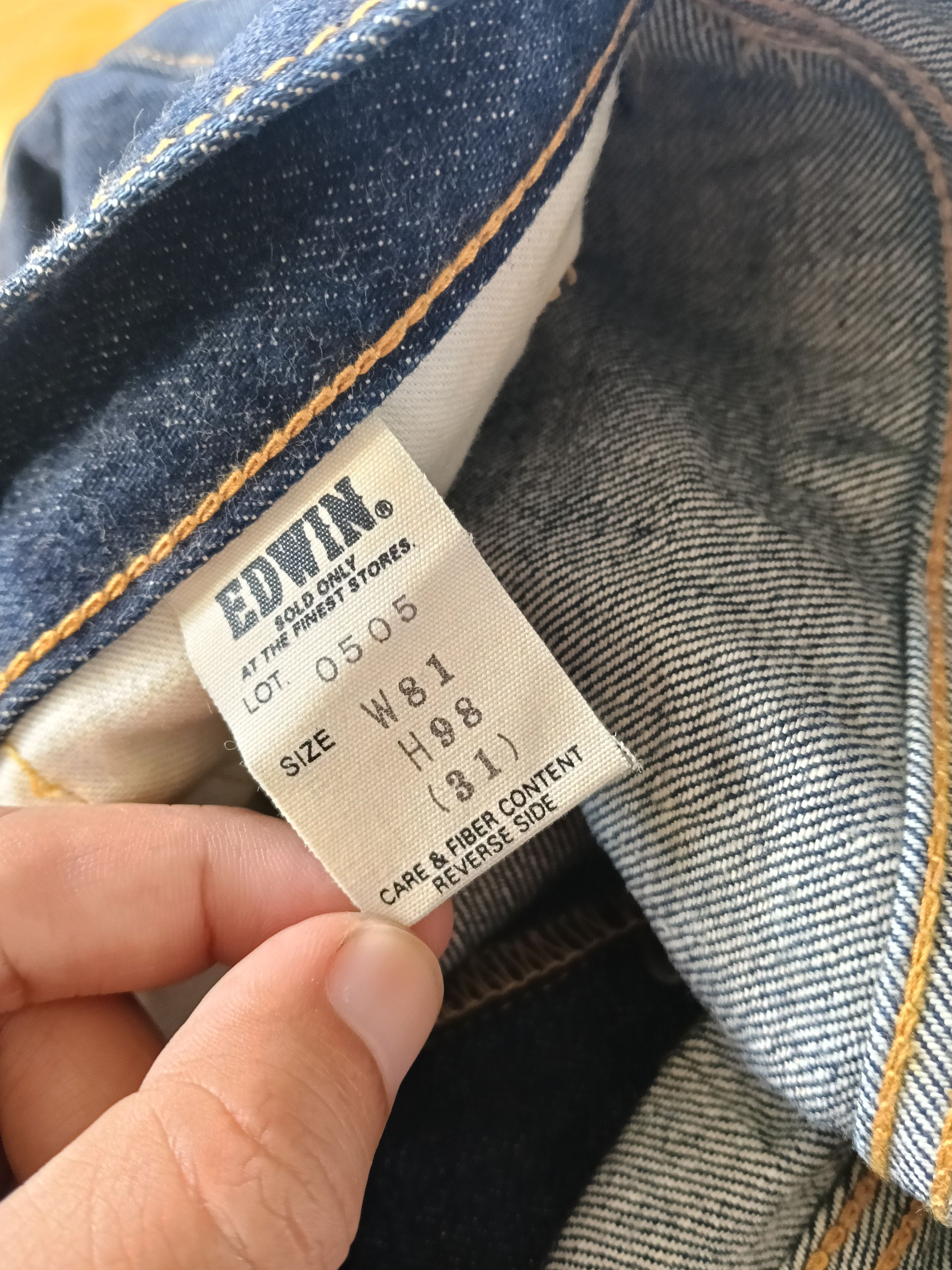 Edwin 💥 Edwin 505 Japanese Selvedge Jeans💥 Size US 31 - 9 Thumbnail