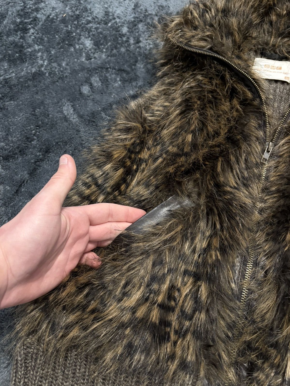 Hysteric Glamour 00s Y2K If Six Was Nine Type Full Faux Fur Size M / US 6-8 / IT 42-44 - 4 Thumbnail