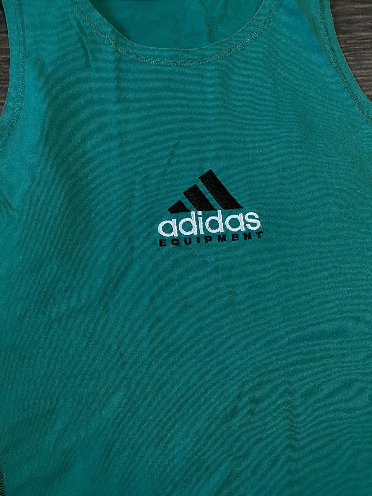 Adidas × Vintage Adidas Equipment embroidered centre logos rare tank tops Size US M / EU 48-50 / 2 - 4 Thumbnail