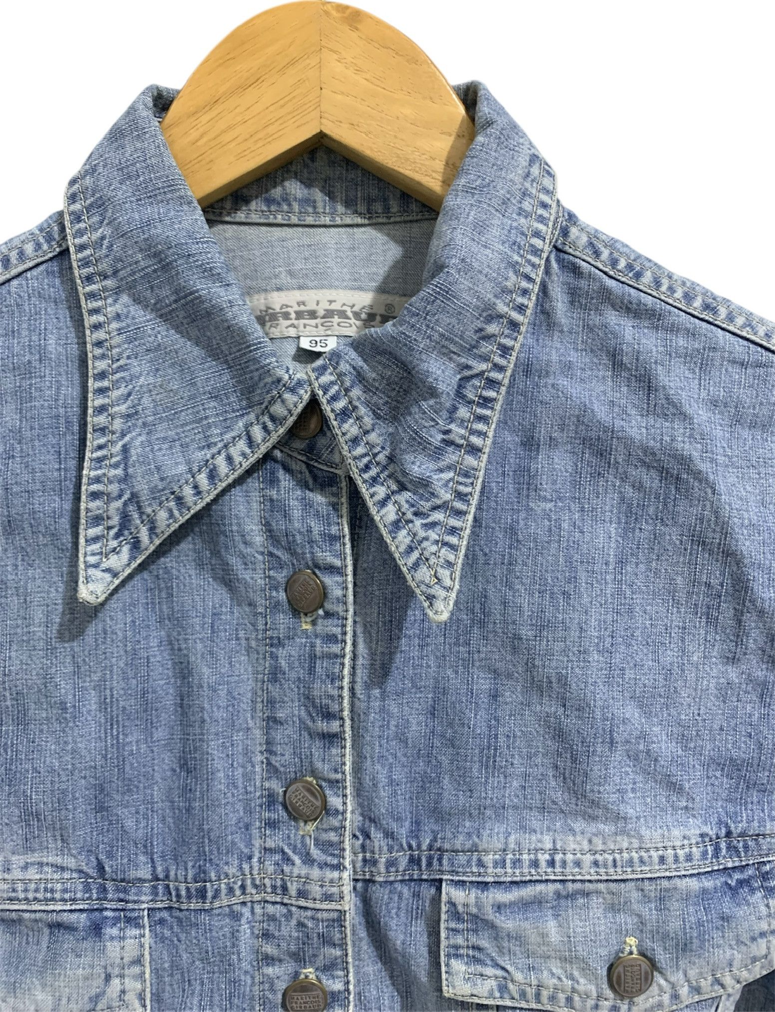 Marithe + Francois Girbaud Marithe Francois Girbaud Denim Shirt Size M / US 6-8 / IT 42-44 - 2 Thumbnail
