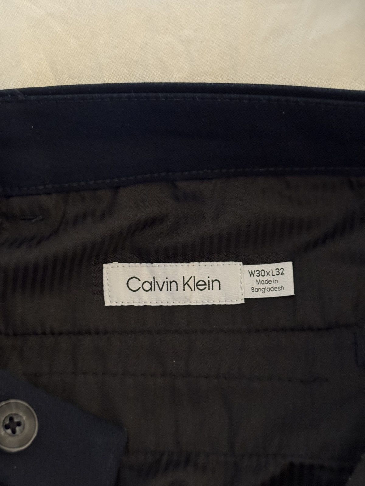 Calvin Klein Calvin Klein navy trousers Size US 30 / EU 46 - 4 Thumbnail