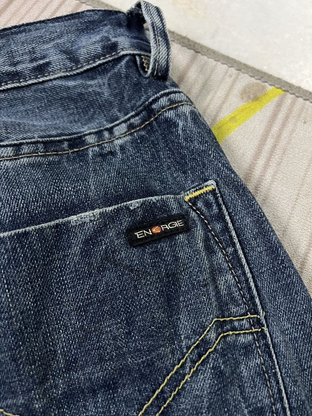 Energie × Jean 💥Flare💥Energie Distress Jean Size US 33 - 19 Thumbnail