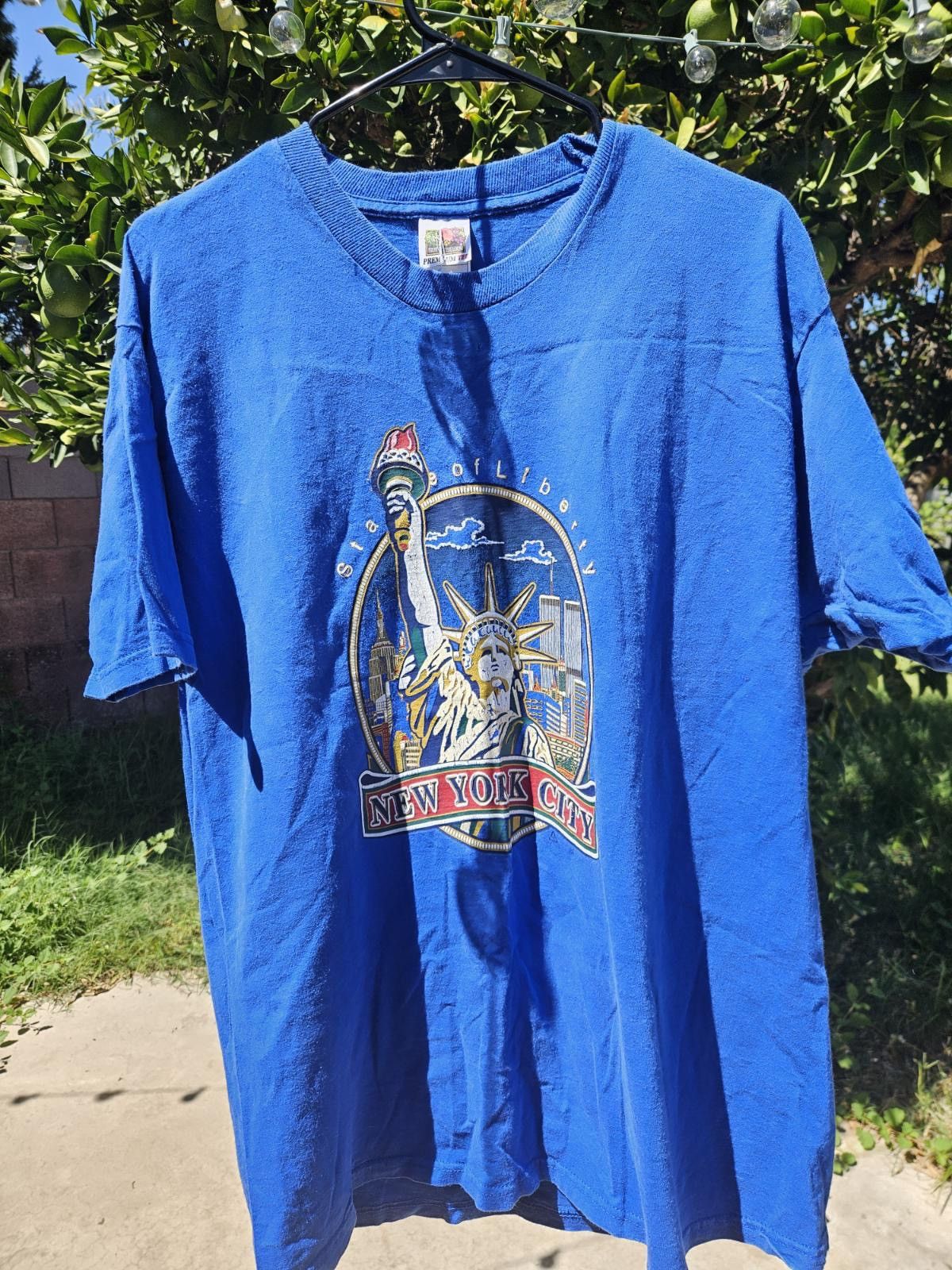 Fruit Of The Loom New York City State of Liberty Fruit of the Loom Tee Size US L / EU 52-54 / 3 - 1 Thumbnail