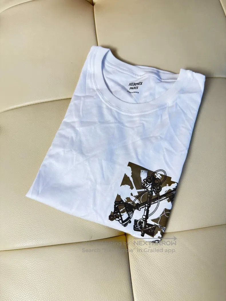 Hermes White Women's Short-Sleeve T-Shirt
