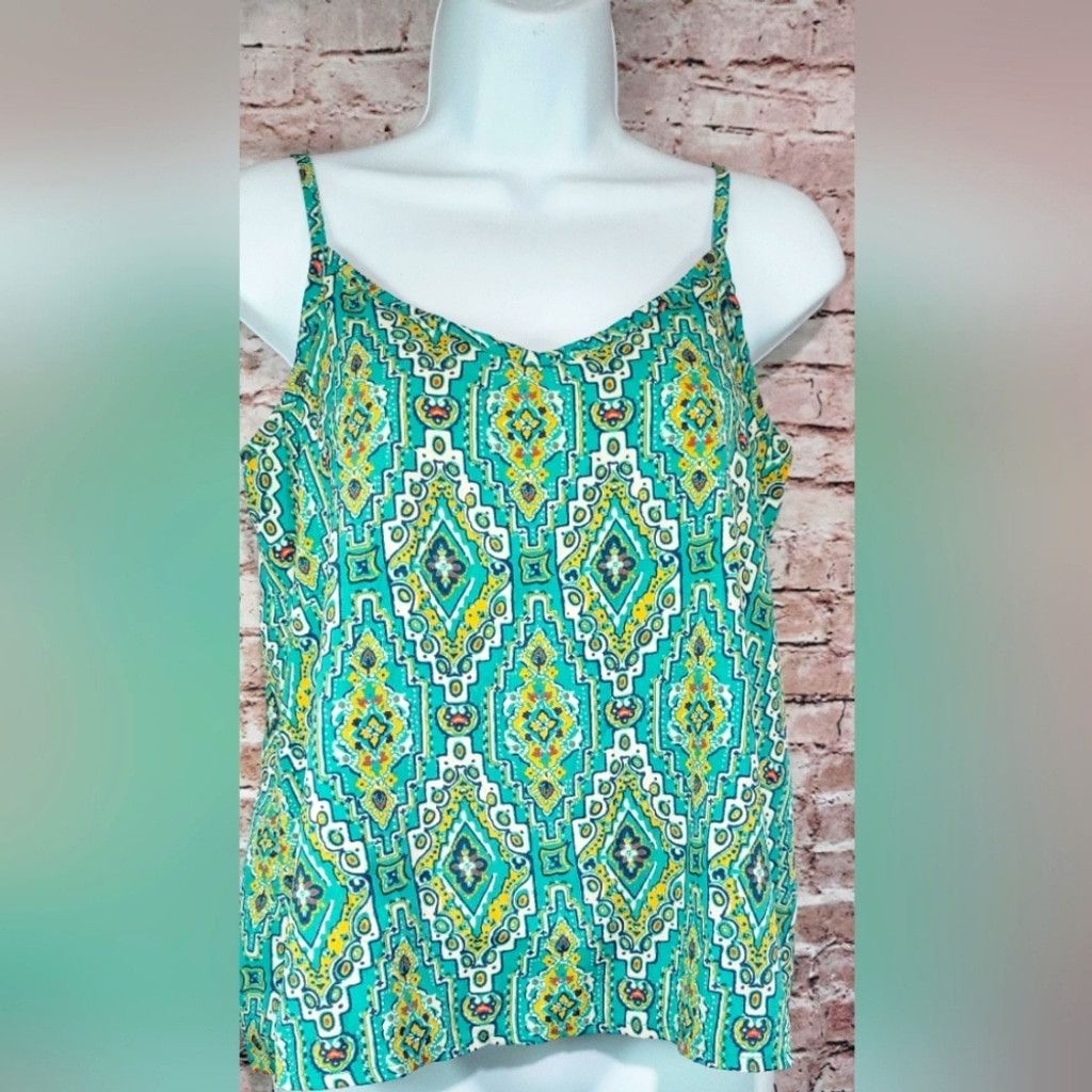 Hollister Hollister printed spaghetti strap tank top cami size small Size S / US 4 / IT 40 - 1 Thumbnail