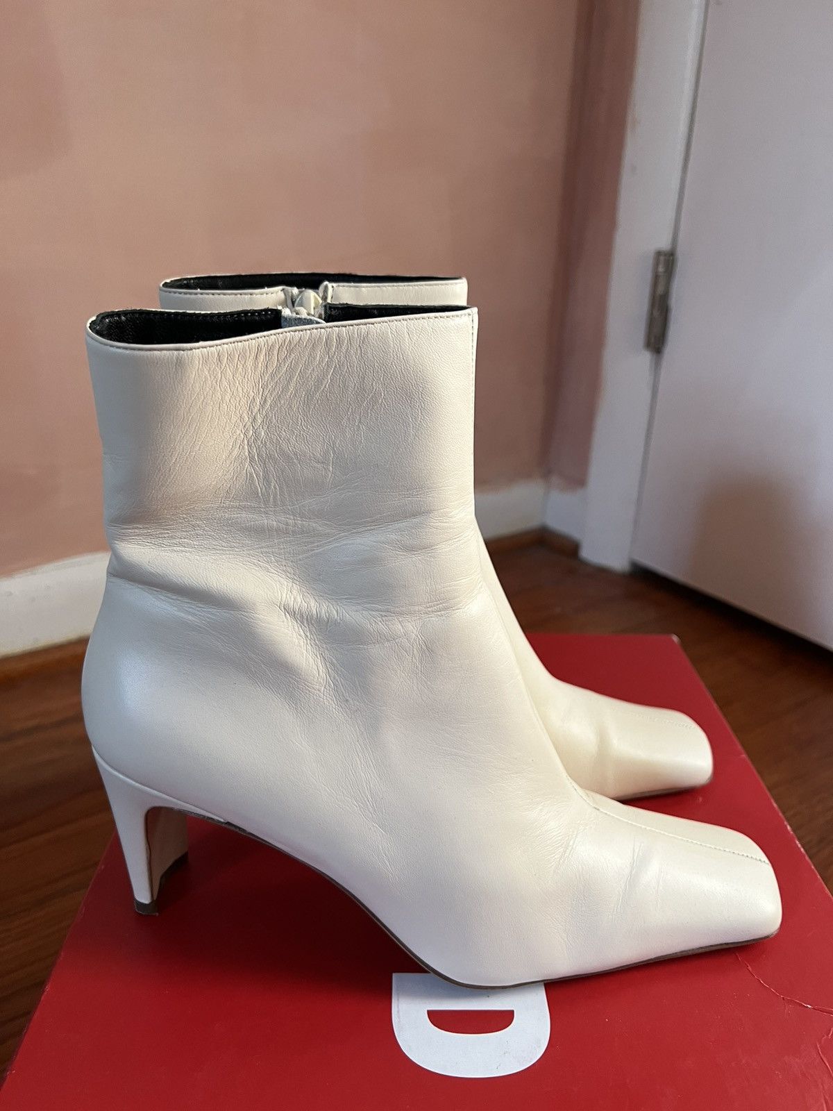 Staud Staud white heeled boots Size US 10 / IT 40 - 5 Thumbnail