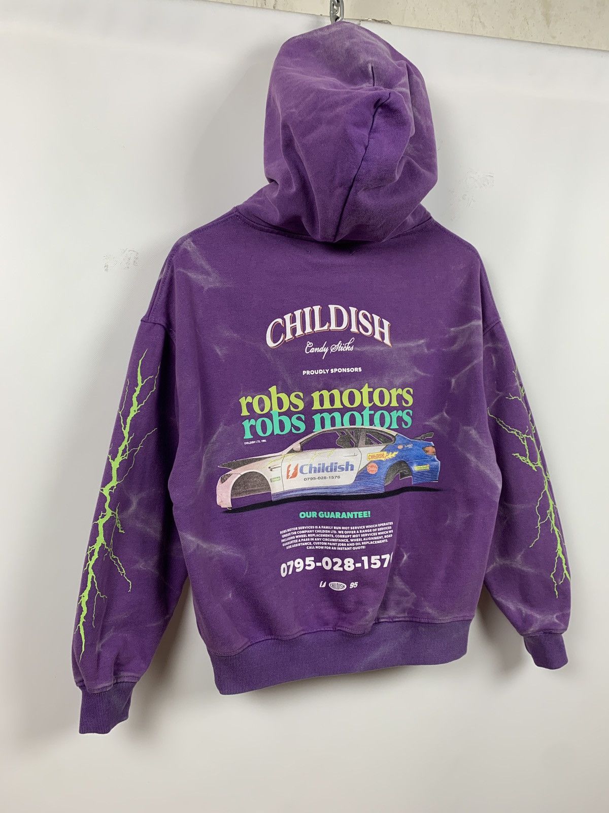 Vintage Childish RC Purple Robs Motors Oversized Hoodie Grailed