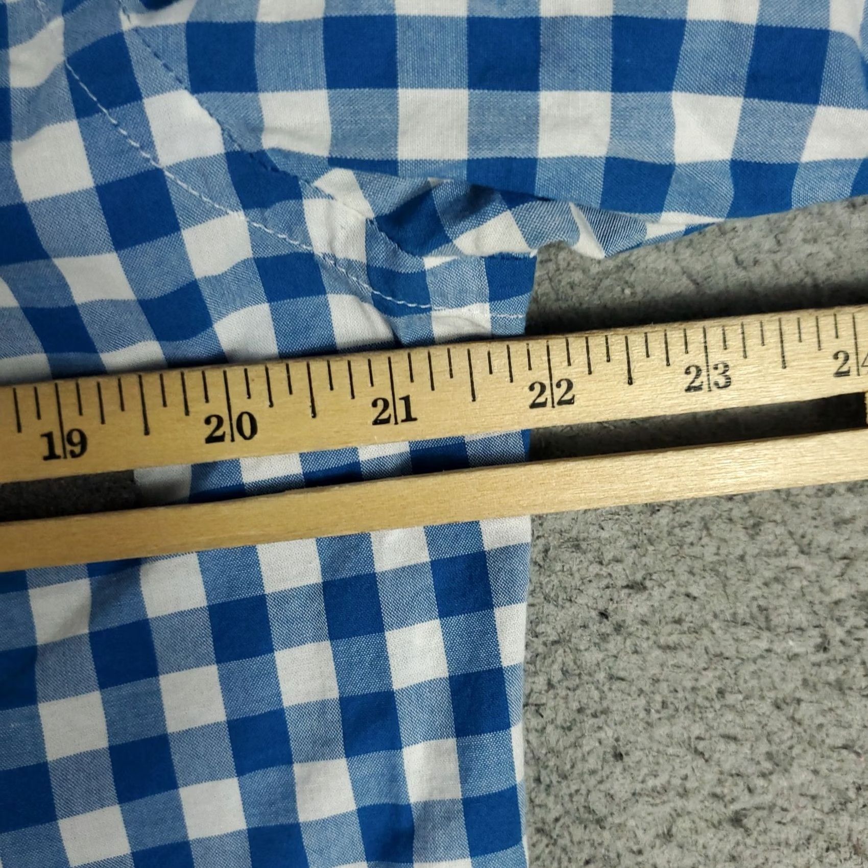 Vineyard Vines Vineyard Vines Shirt Mens Size Medium Blue Check Slim Fit Button Up Long Sleeve Size US M / EU 48-50 / 2 - 5 Thumbnail