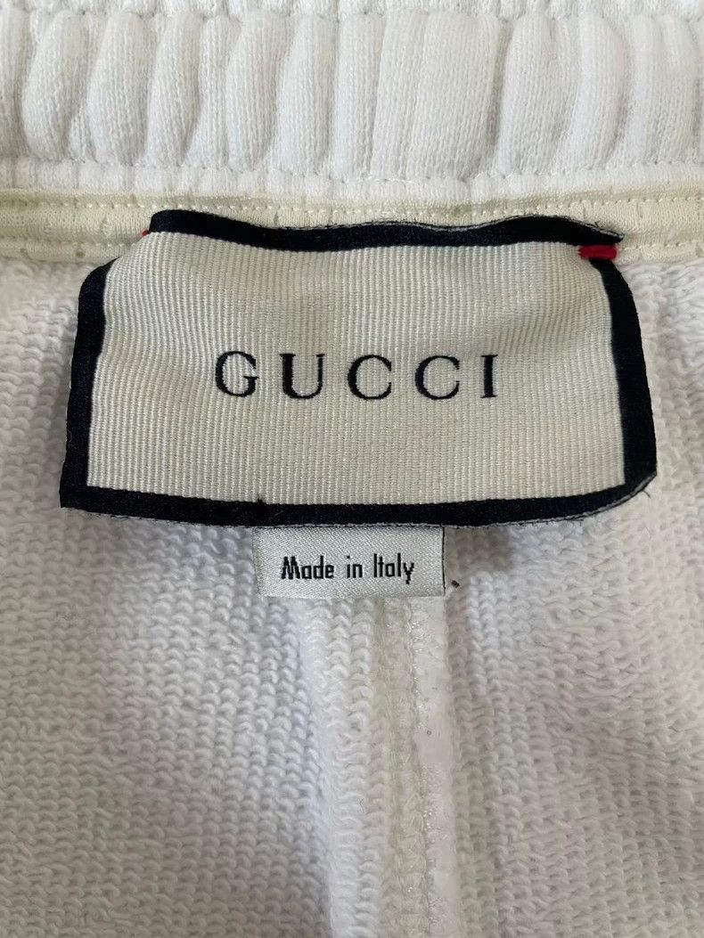 Gucci GUCCI White Sweatpants with Double G Logo-2505 Size US 30 / EU 46 - 3 Thumbnail