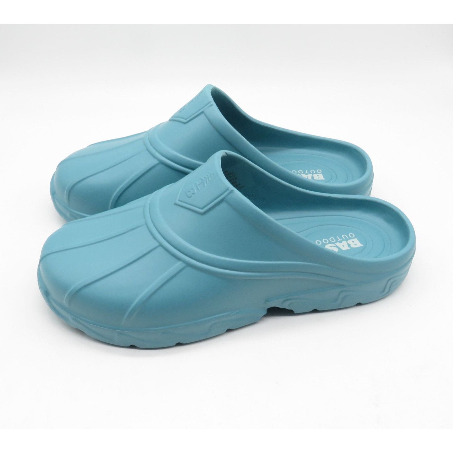 Bass Bass Outdoor Men's Blue Slip-On Clogs Treaded Soles 9 NWB Size US 9 / EU 42 - 4 Thumbnail