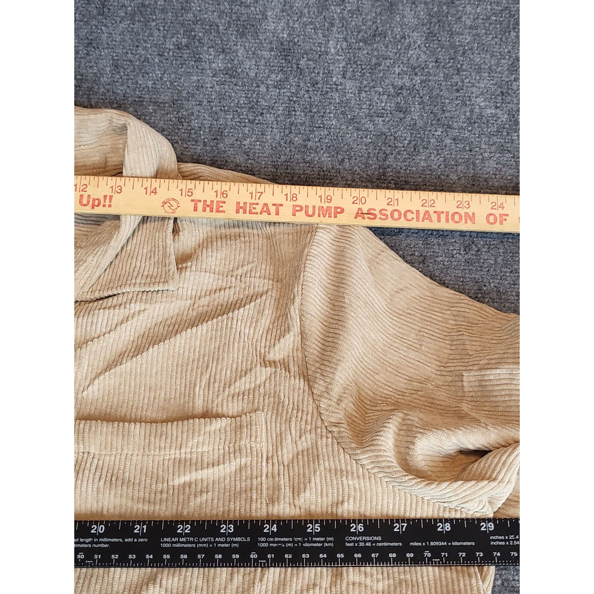 Other Woman Within Corduroy Button Down Shirt Women Sz 2X 26-28 Br Size XXL / US 16-18 / IT 52-54 - 6 Thumbnail