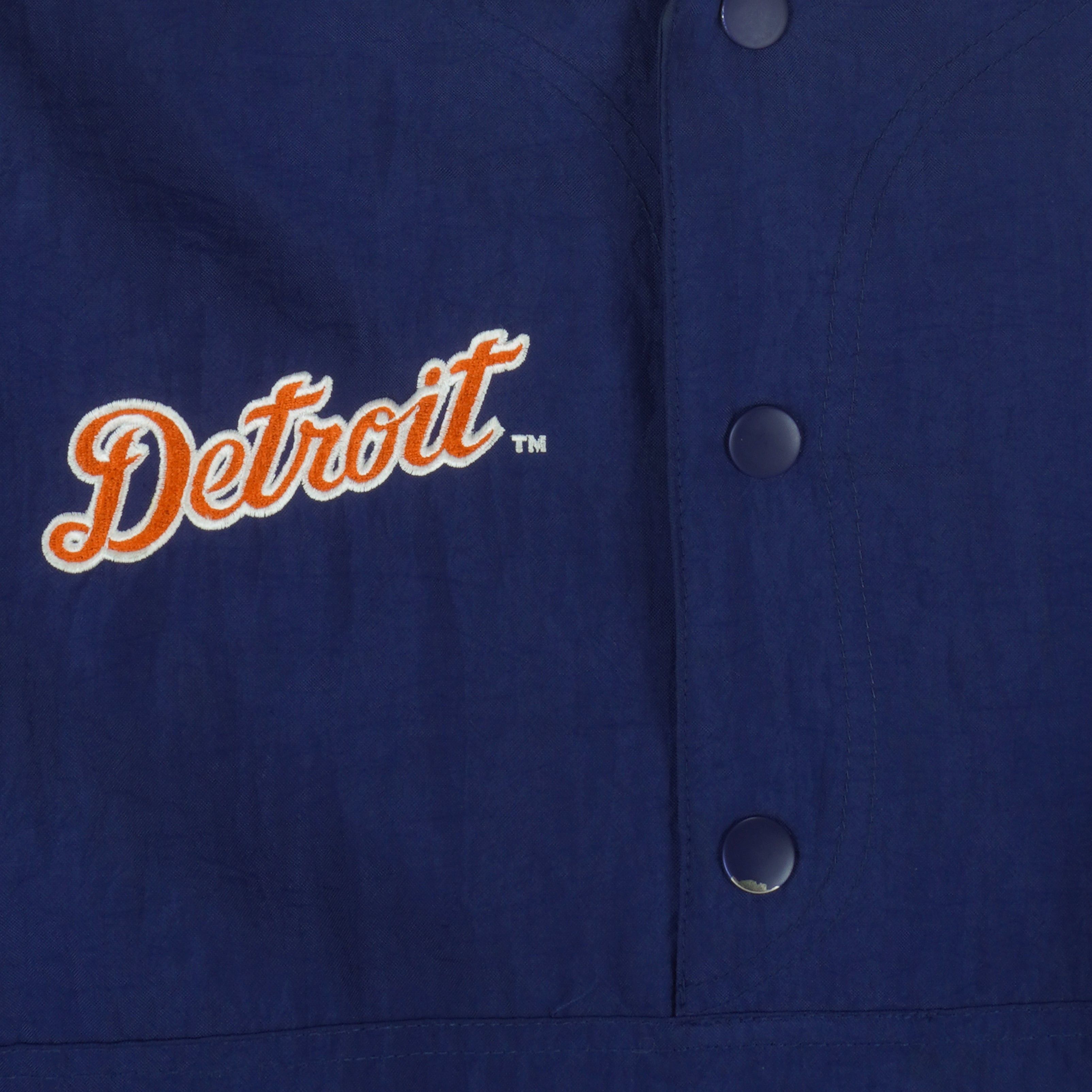 Starter NLB - Detroit Tigers Embroidered Windbreaker 1990s Size US XL / EU 56 / 4 - 4 Thumbnail