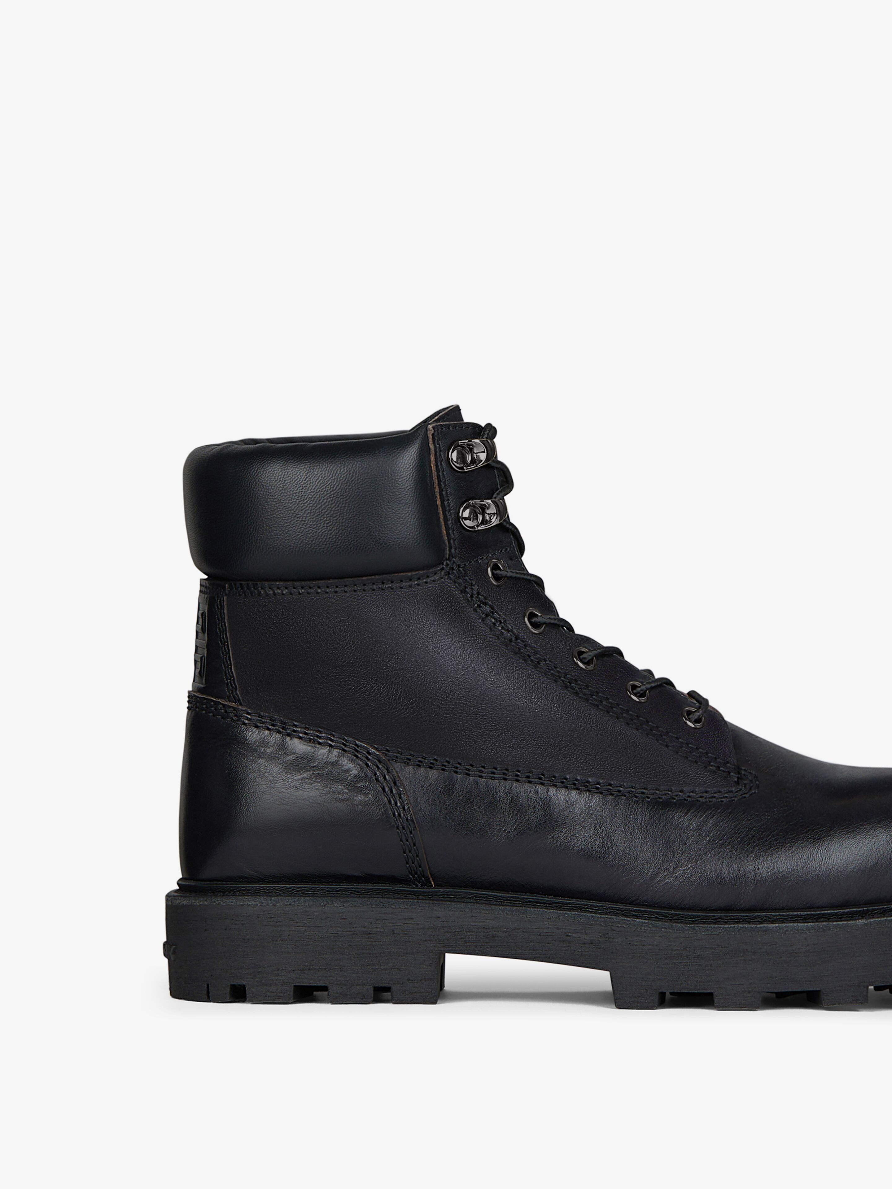 Givenchy o1lv12m1025 Storm Lace-Up Boots in Black Size US 11 / EU 44 - 3 Thumbnail