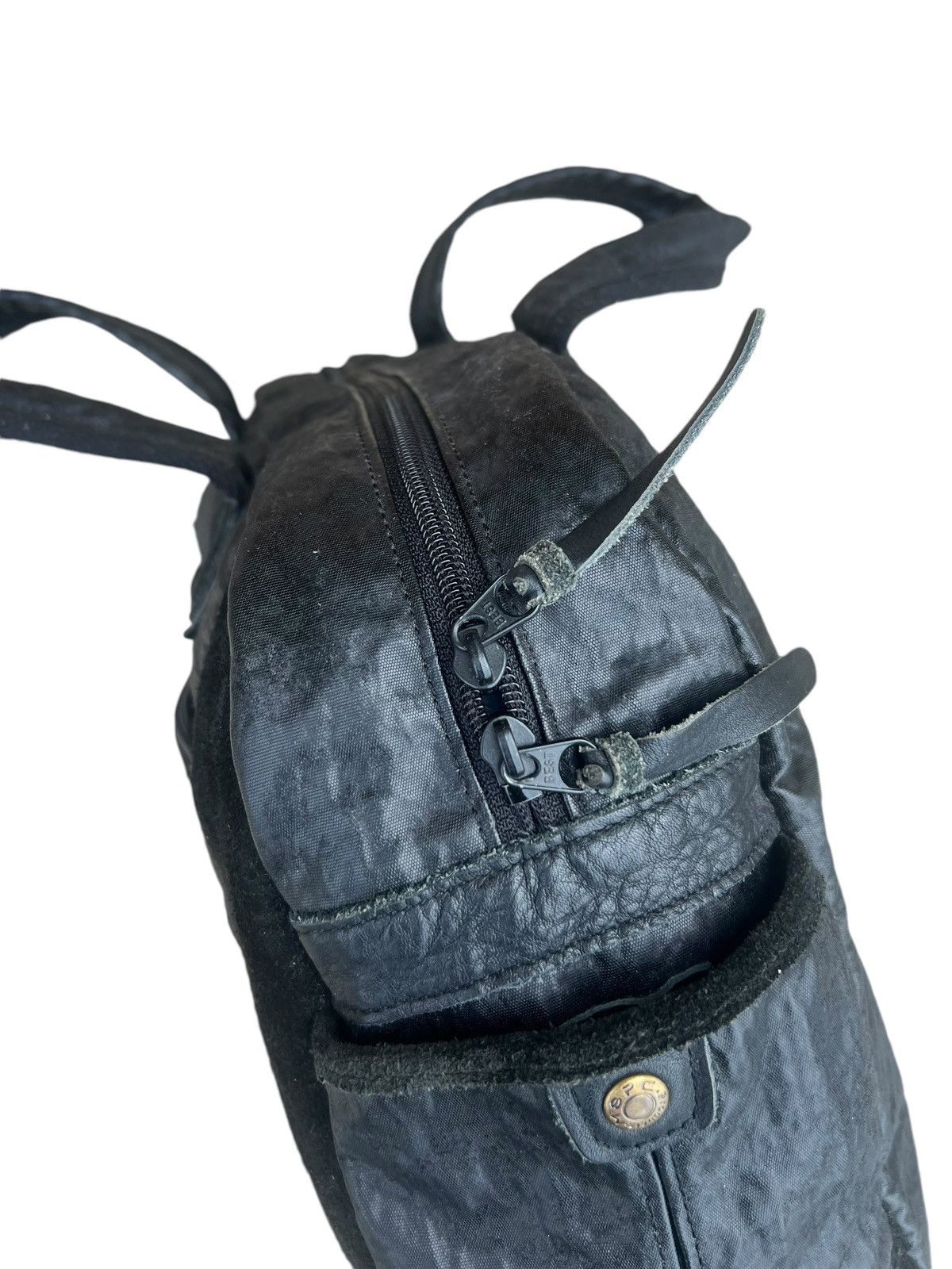 Leather Vintage Masterpiece Japan Suede Leather Wax Nylon Boston Bag Size ONE SIZE - 14 Thumbnail