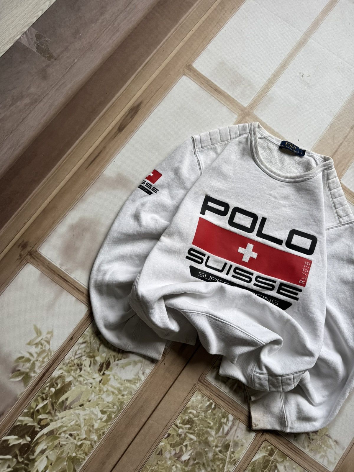 Polo Ralph Lauren Polo Ralph Lauren "Suisse" Racing Crewneck Sweatshirt Size US L / EU 52-54 / 3 - 3 Thumbnail