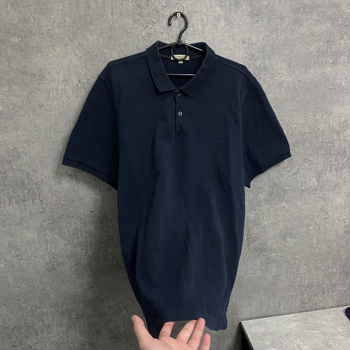Burberry Vintage 90s Burberry Polo T-Shirt Size US XXL / EU 58 / 5 - 2 Thumbnail